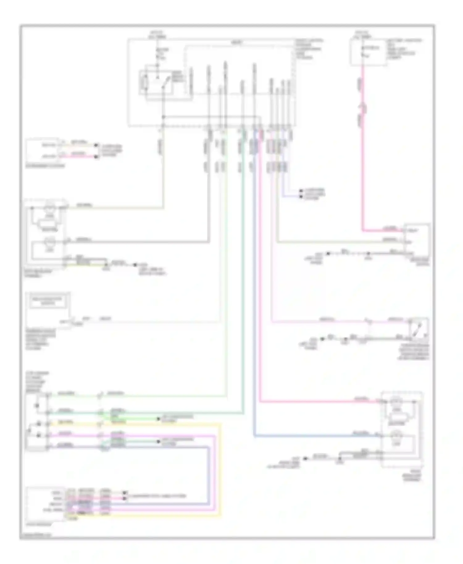 Focus Ford III (2011-2015): Headlights circuit, electric