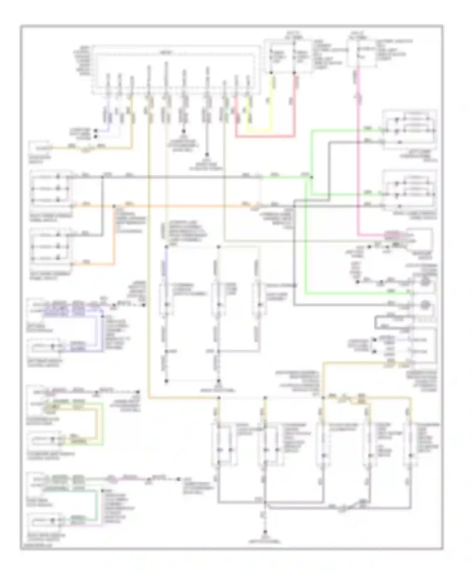 Focus Ford III (2011-2015): Instrument illumination circuit, electric