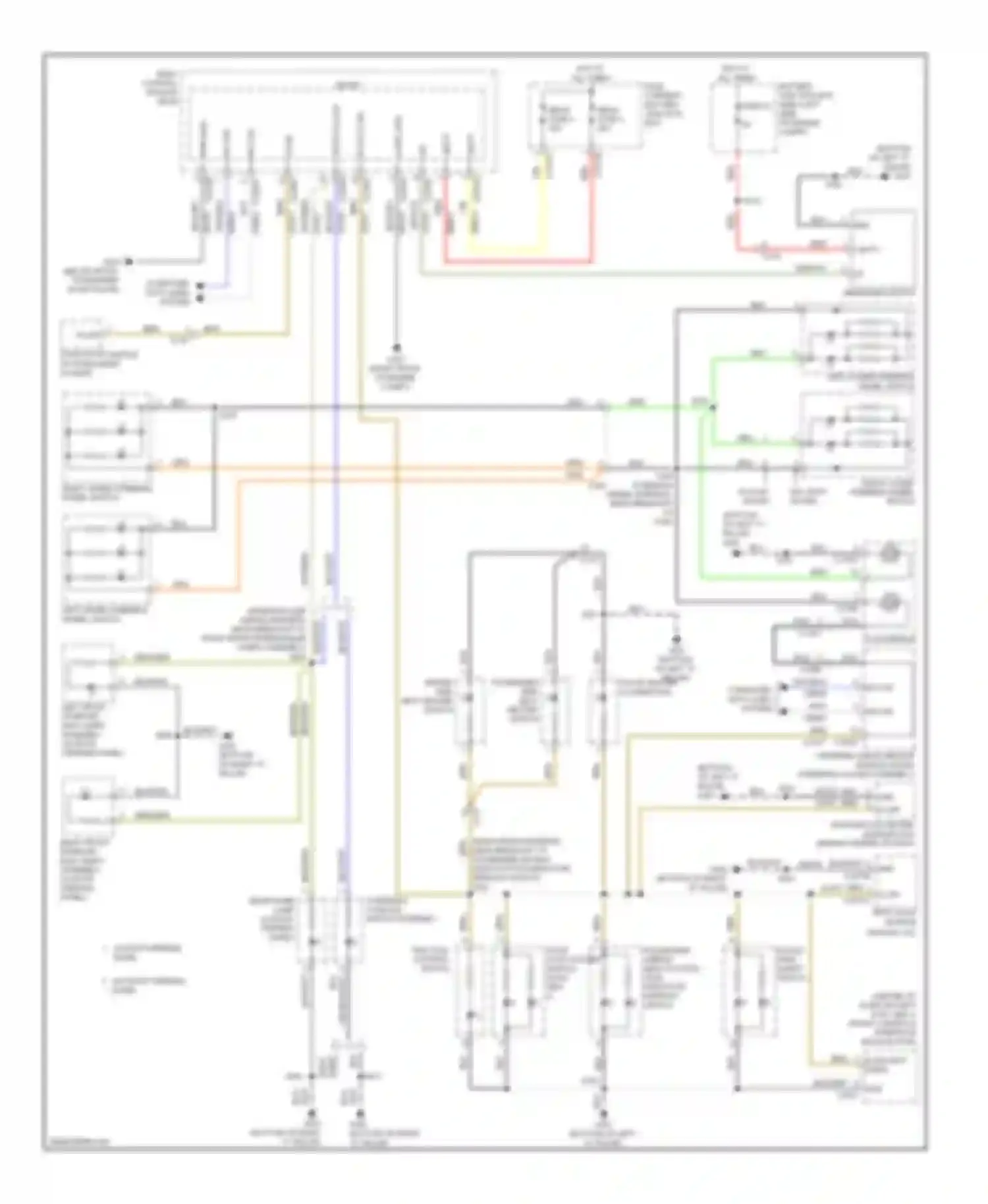 Focus Ford III (2011-2015): Instrument illumination circuit, except electric