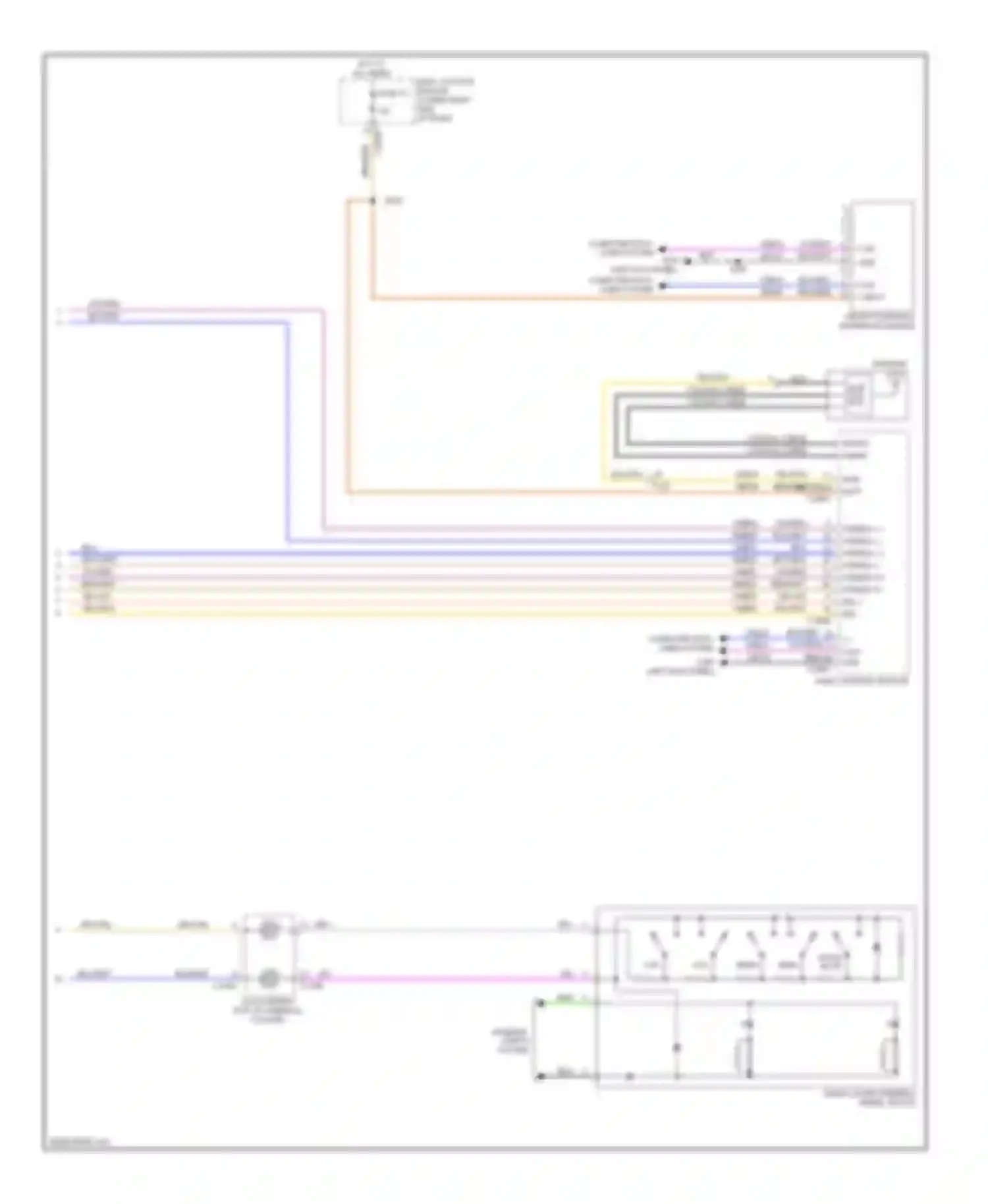 Focus Ford III (2011-2015): Navigation circuit, electric (2 of 2)