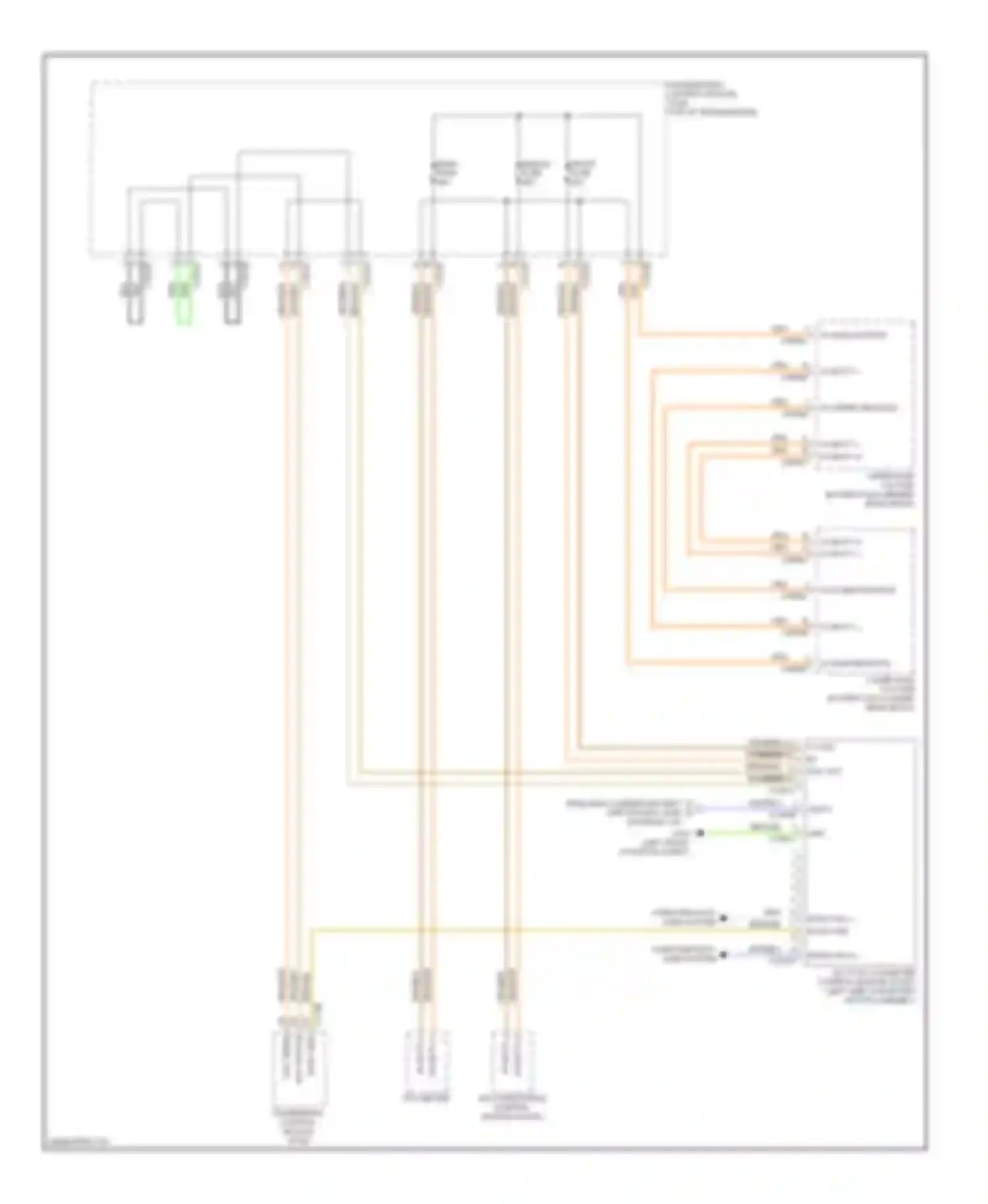 Focus Ford III (2011-2015): Power distribution circuit, electric (6 of 6)