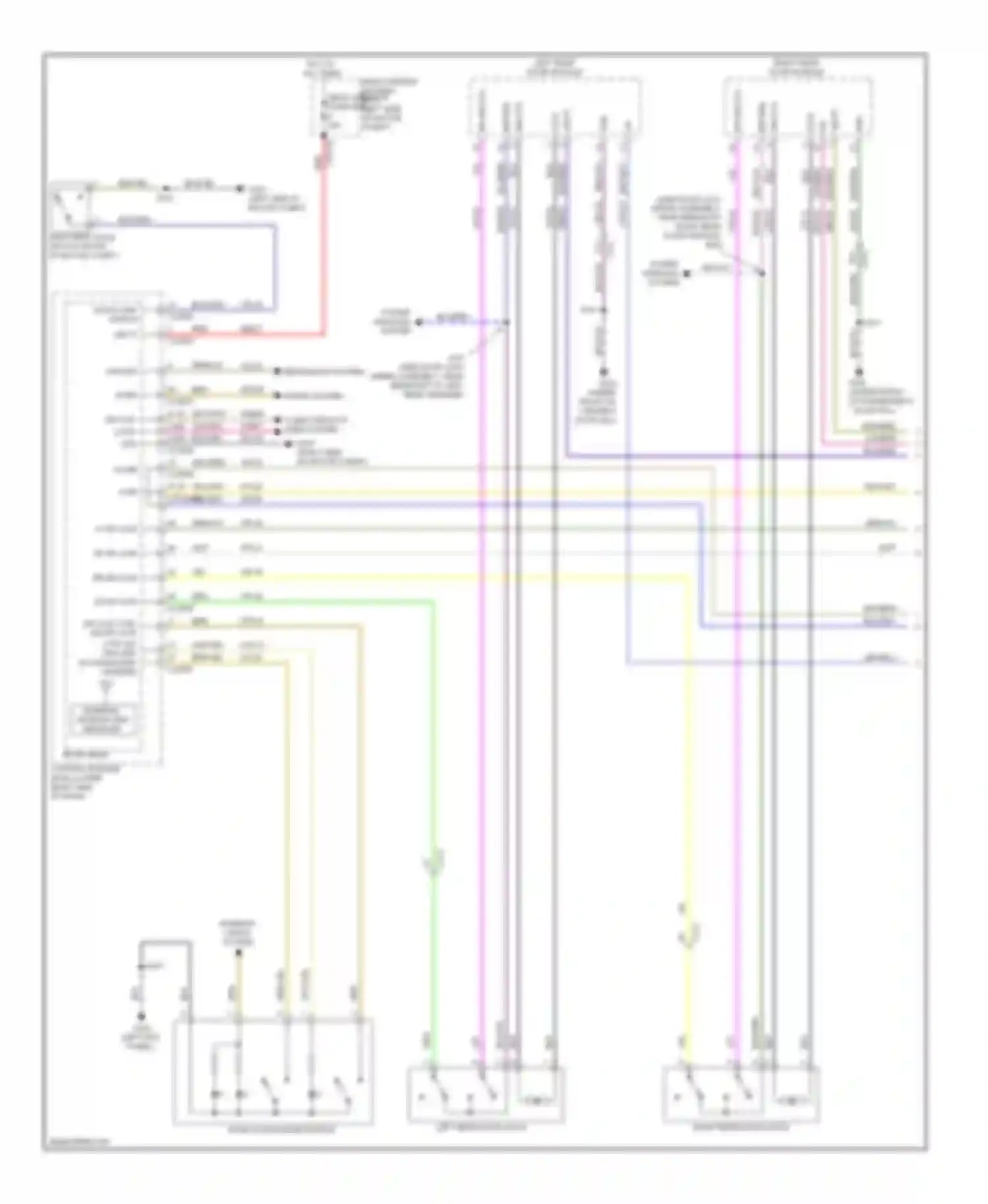 Focus Ford III (2011-2015): Power door locks circuit, electric (1 of 4)