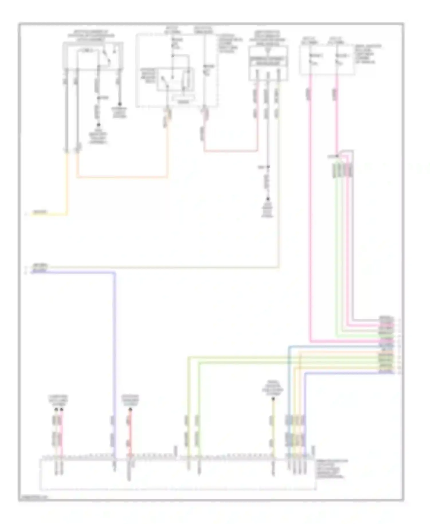 Focus Ford III (2011-2015): Power door locks circuit, electric (3 of 4)