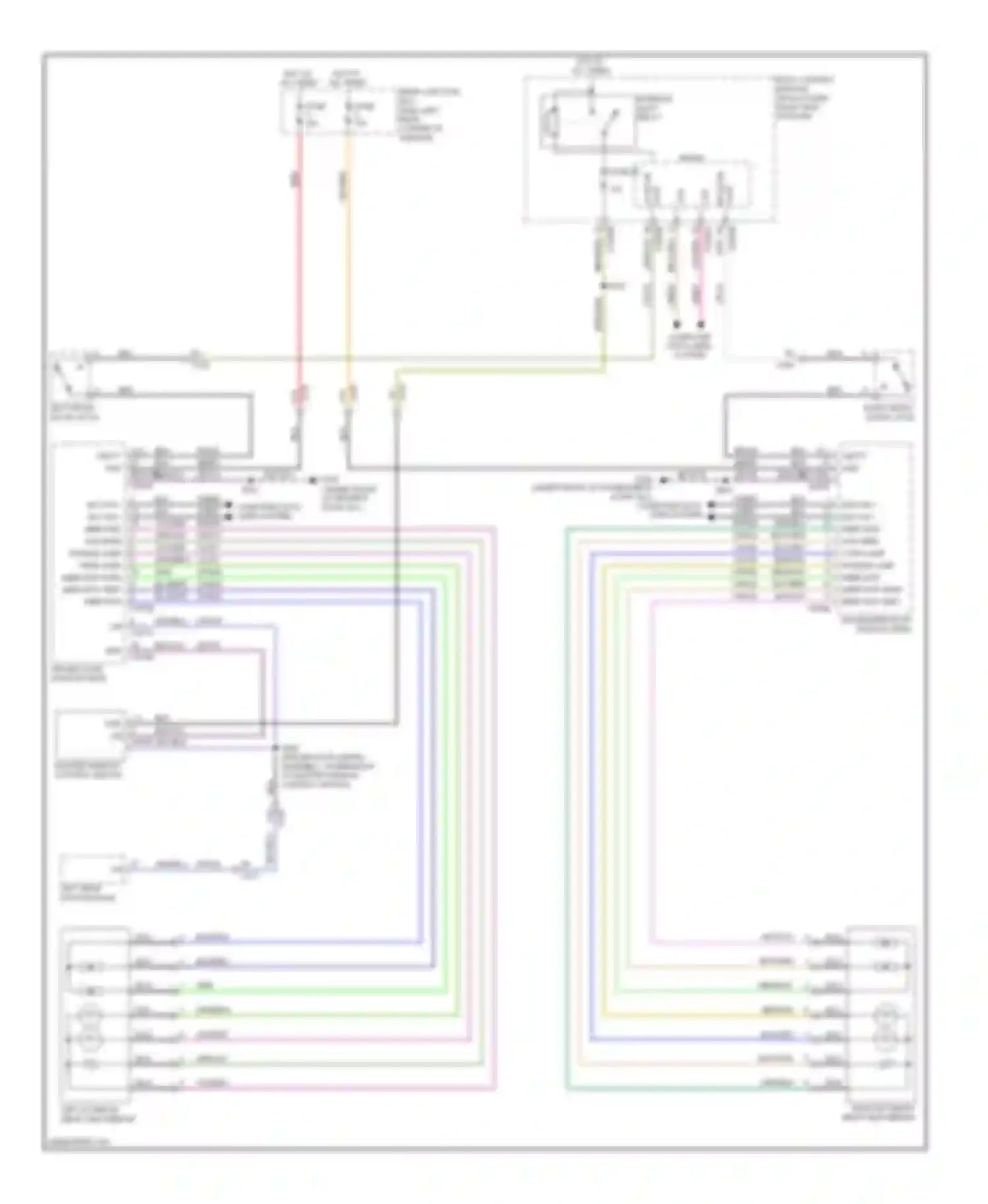 Focus Ford III (2011-2015): Power mirrors circuit, electric