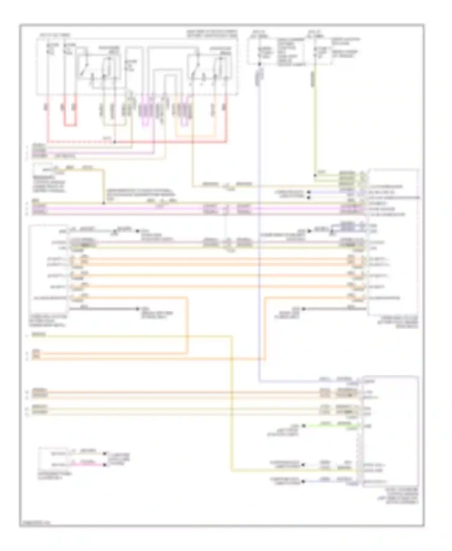 Focus Ford III (2011-2015): Transmission circuit, electric (2 of 2)