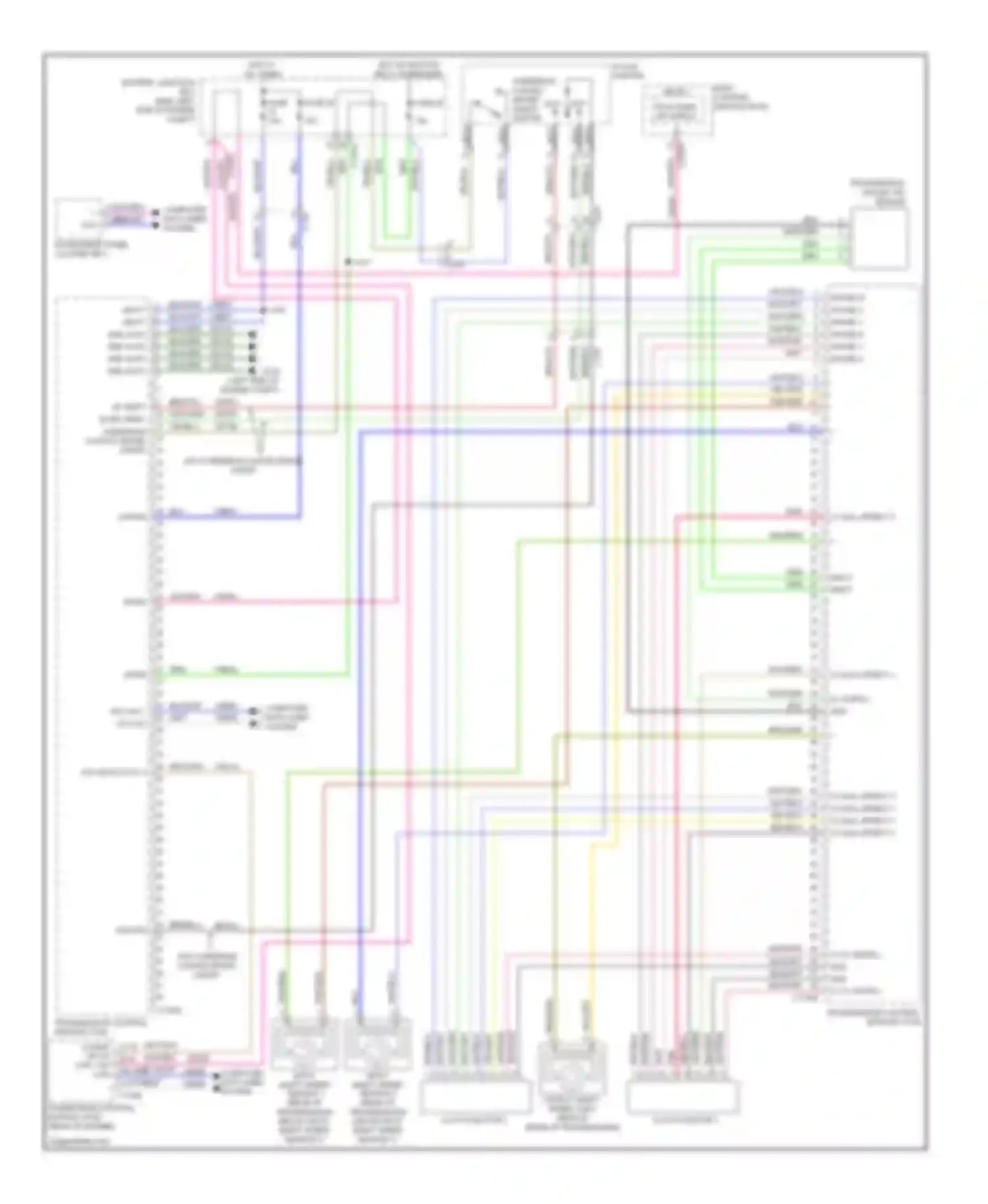 Focus Ford III (2011-2015): Transmission circuit, except electric