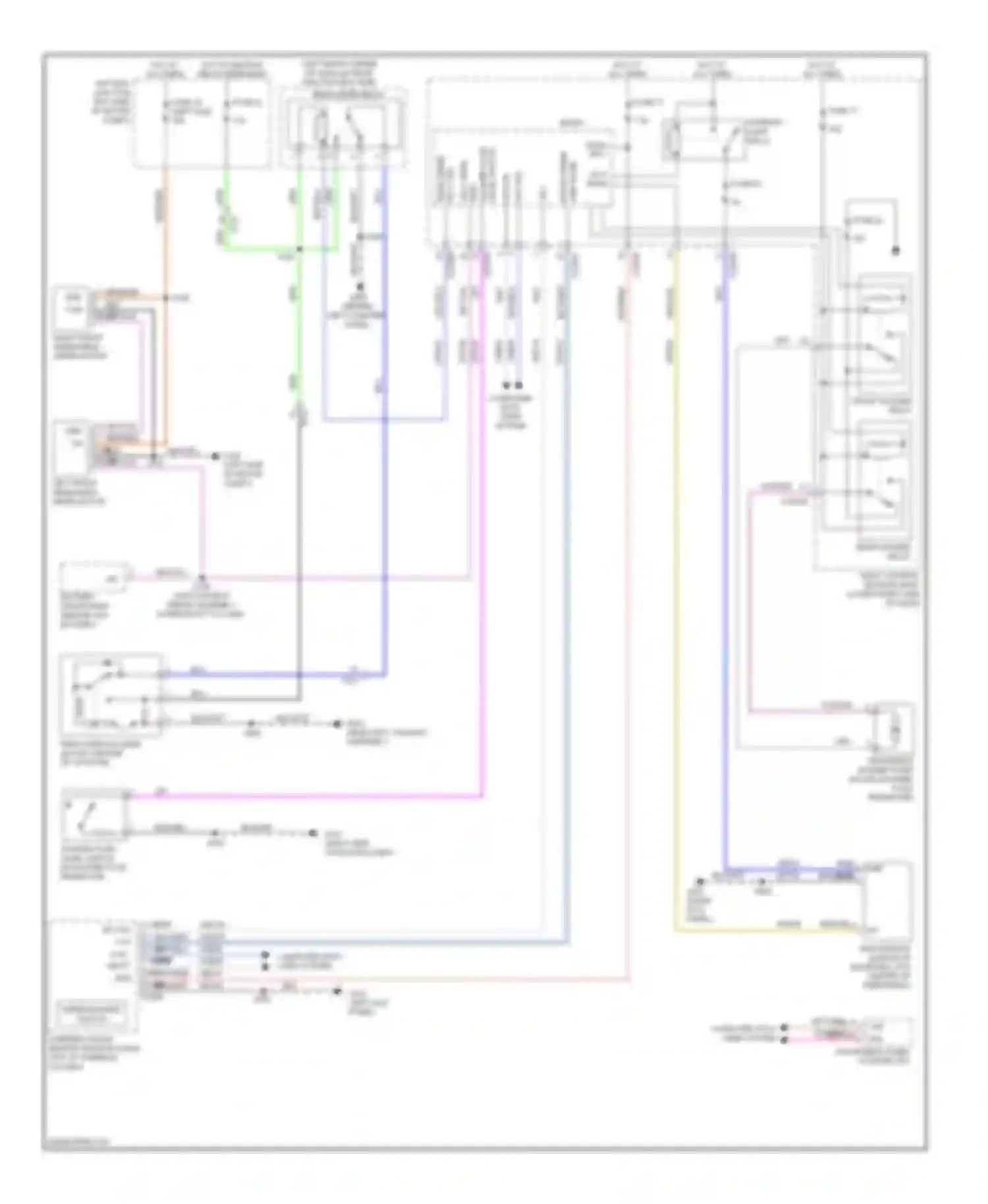 Focus Ford III (2011-2015): Wiper/washer circuit, electric