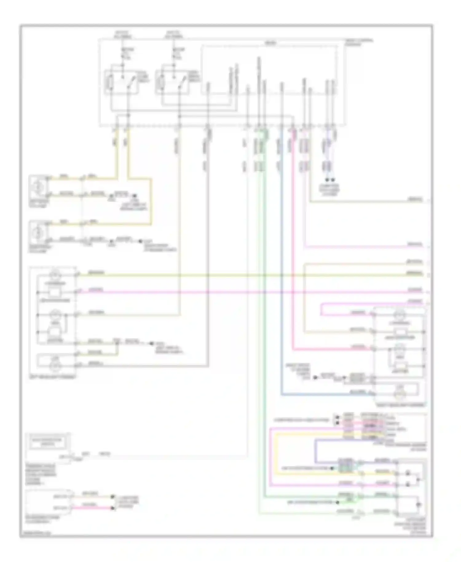 Wiring diagram air conditioning system for Ford Focus III (2011-2015) (5 of 6)