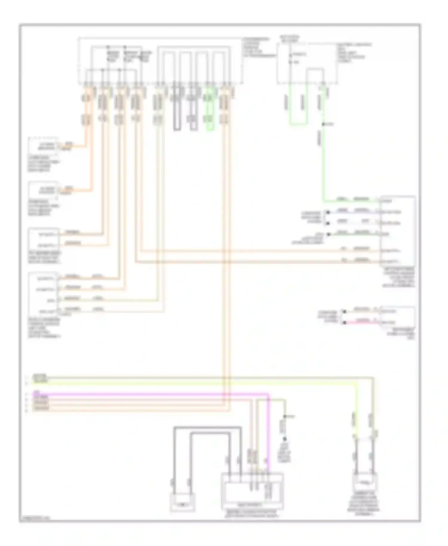 Wiring diagram ambient air for Ford Focus III (2011-2015) (1 of 1)