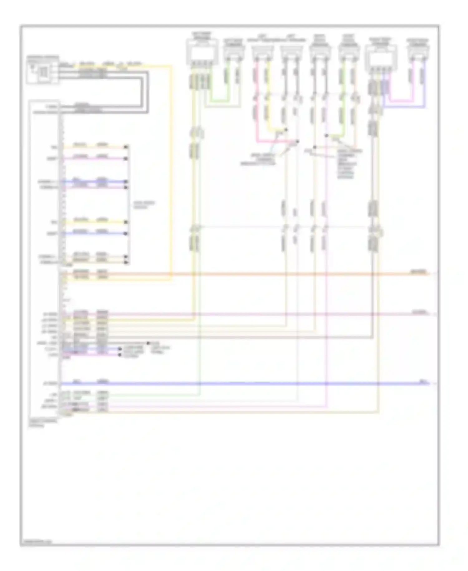 Wiring diagram antenna module for Ford Focus III (2011-2015) (1 of 1)