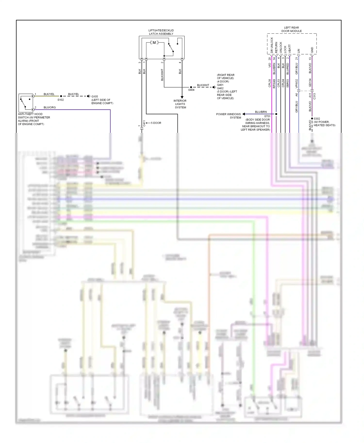 Wiring diagram blk/gry for Ford Focus III (2011-2015) (10 of 58)