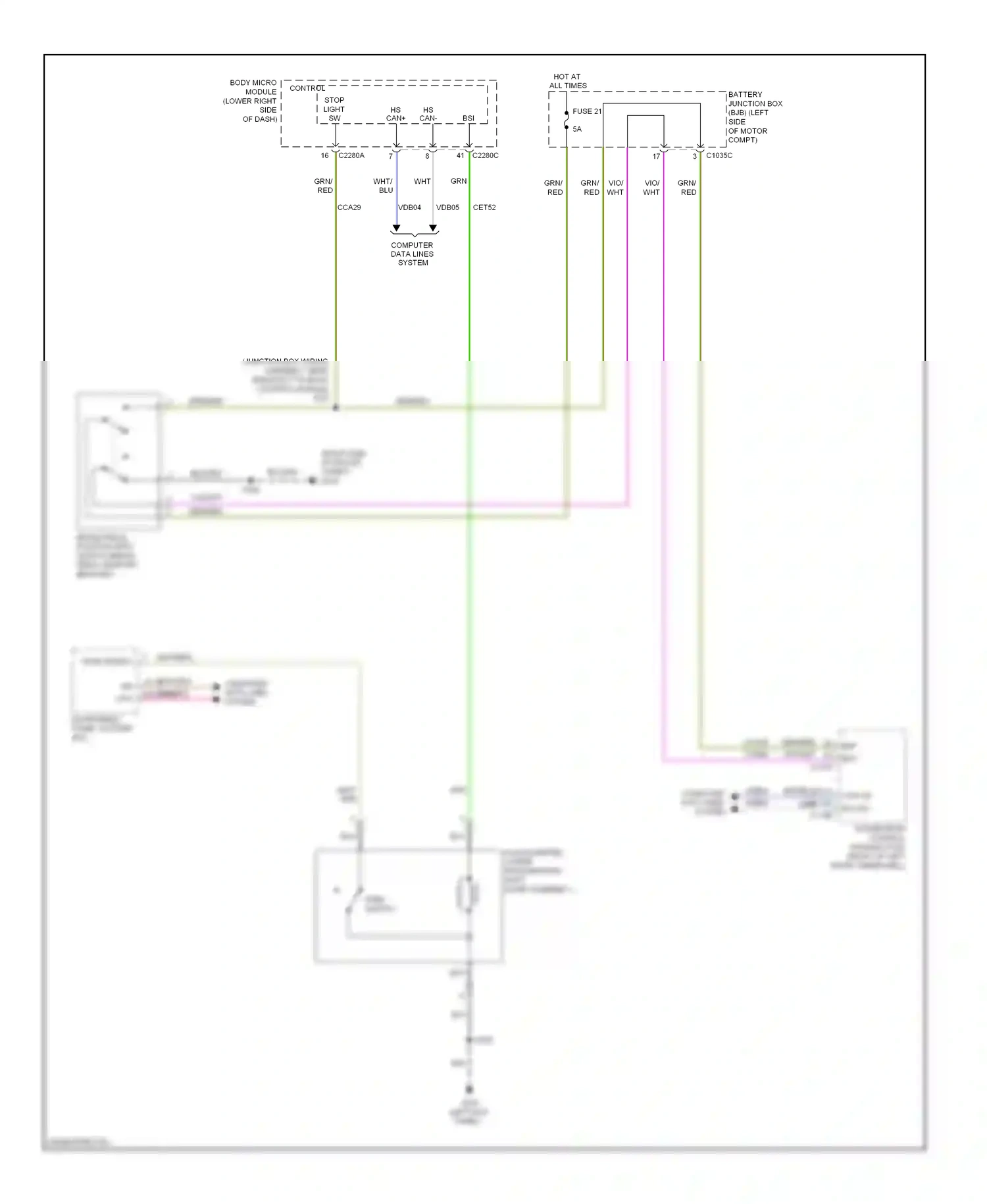 Wiring diagram blk/gry for Ford Focus III (2011-2015) (51 of 58)