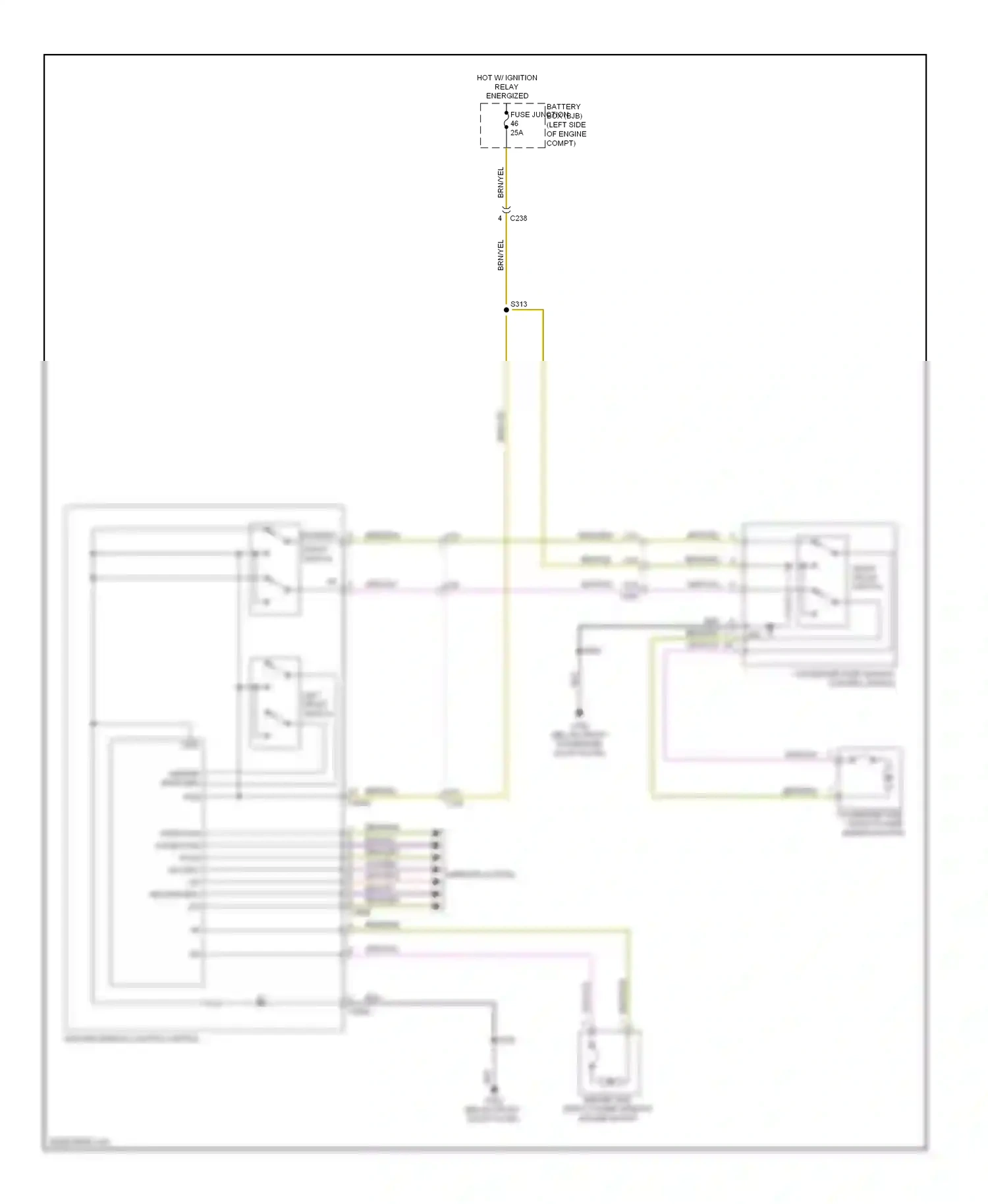 Ford Focus III (2011-2015) blk/vio wiring diagram  (41 of 47)