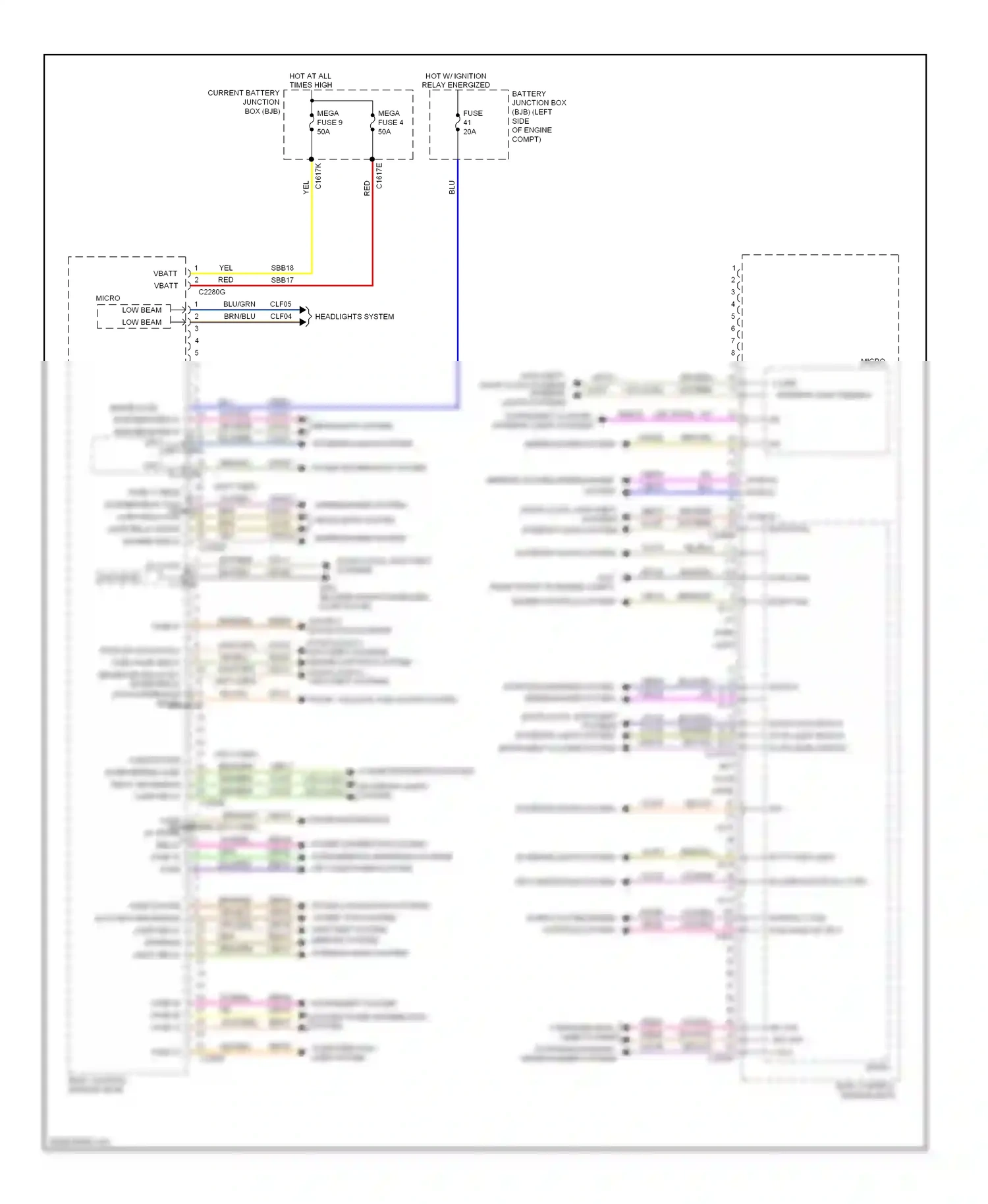Ford Focus III (2011-2015) body control module (bcm) wiring diagram  (2 of 30)