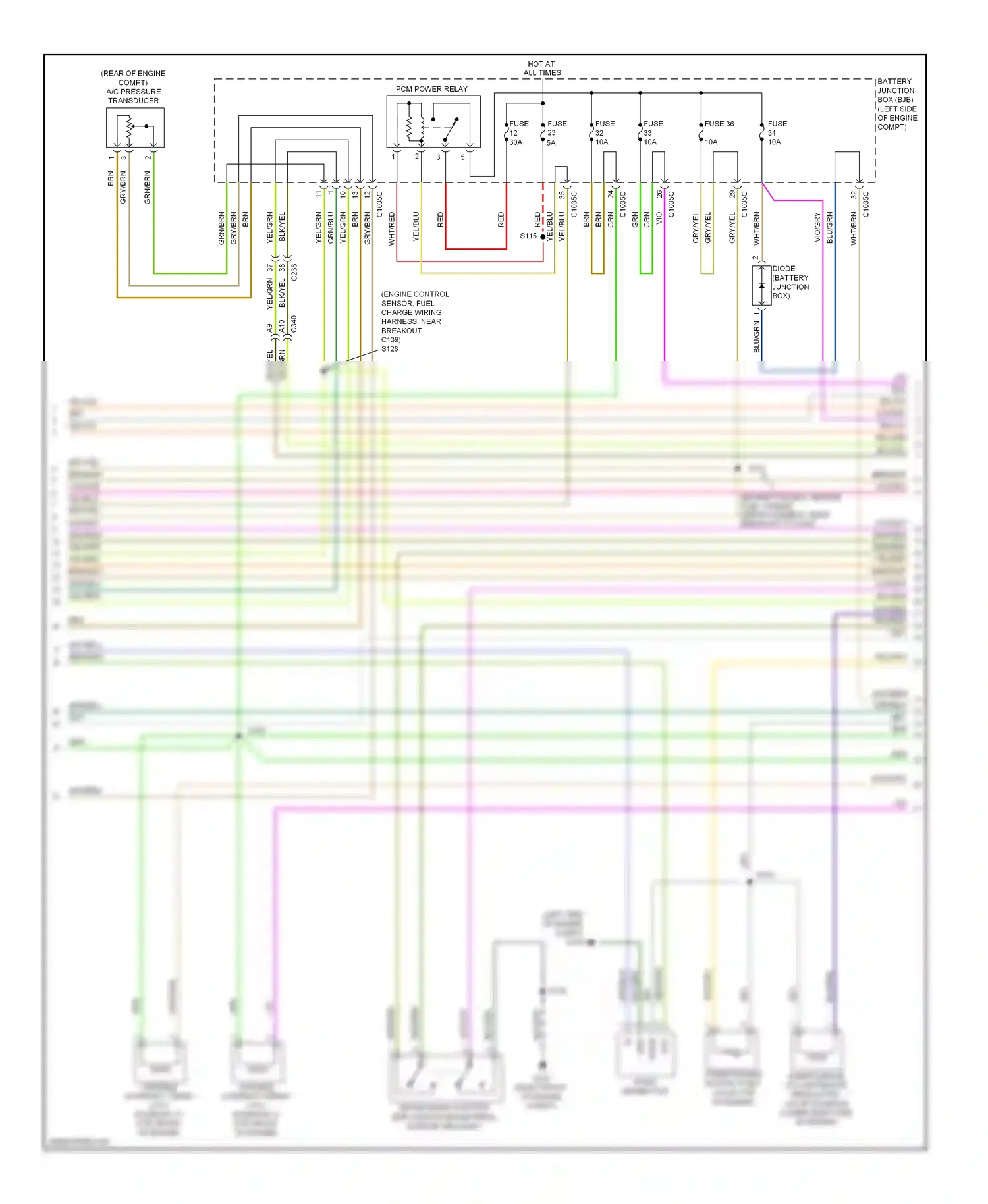 Wiring diagram brn for Ford Focus III (2011-2015) (95 of 101)