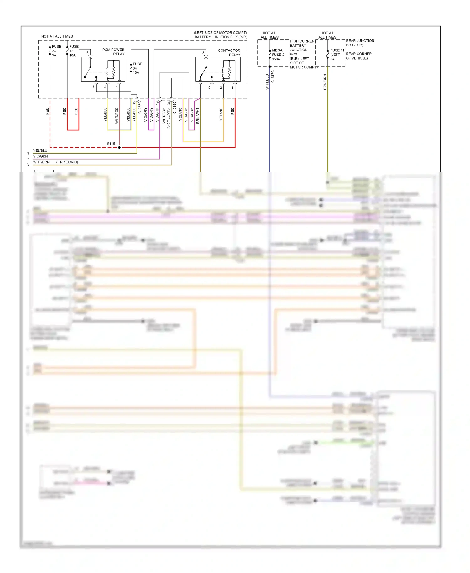 Wiring diagram brn/grn for Ford Focus III (2011-2015) (62 of 63)