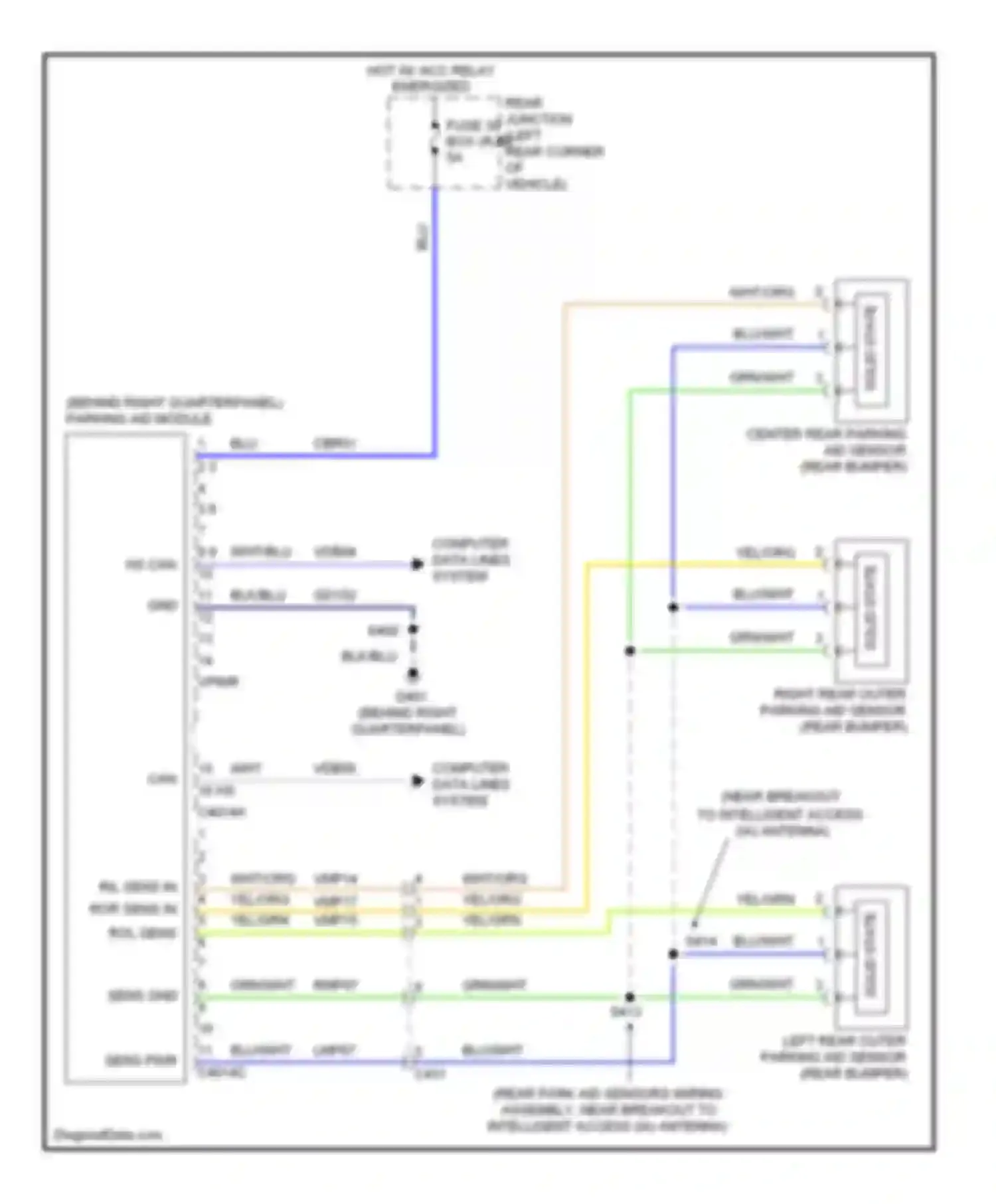 Wiring diagram computer data lines system for Ford Focus III (2011-2015) (66 of 116)