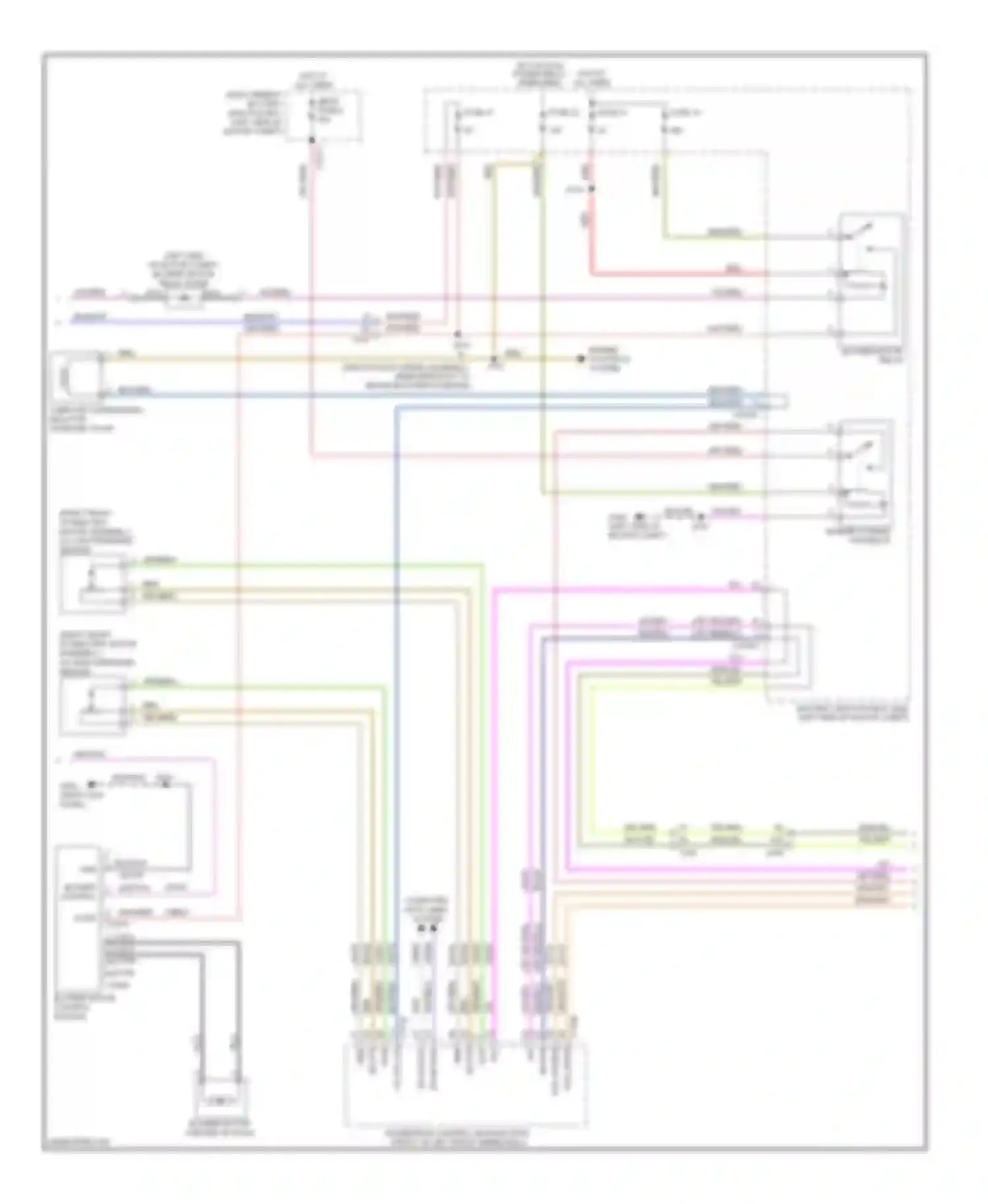 Wiring diagram engine cooling fan relay for Ford Focus III (2011-2015) (1 of 9)