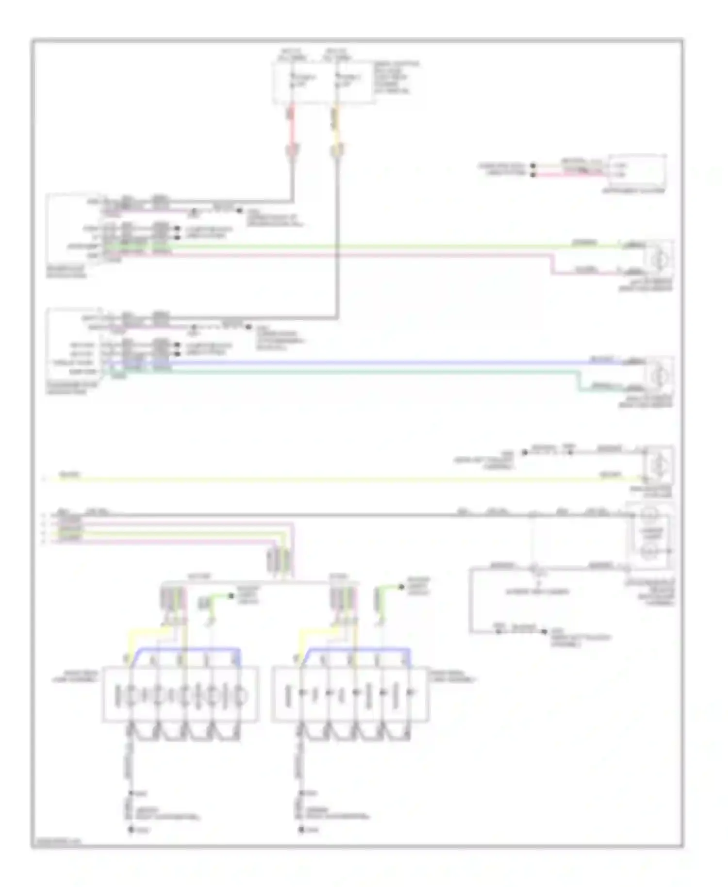 Wiring diagram fuse 5 for Ford Focus III (2011-2015) (3 of 4)