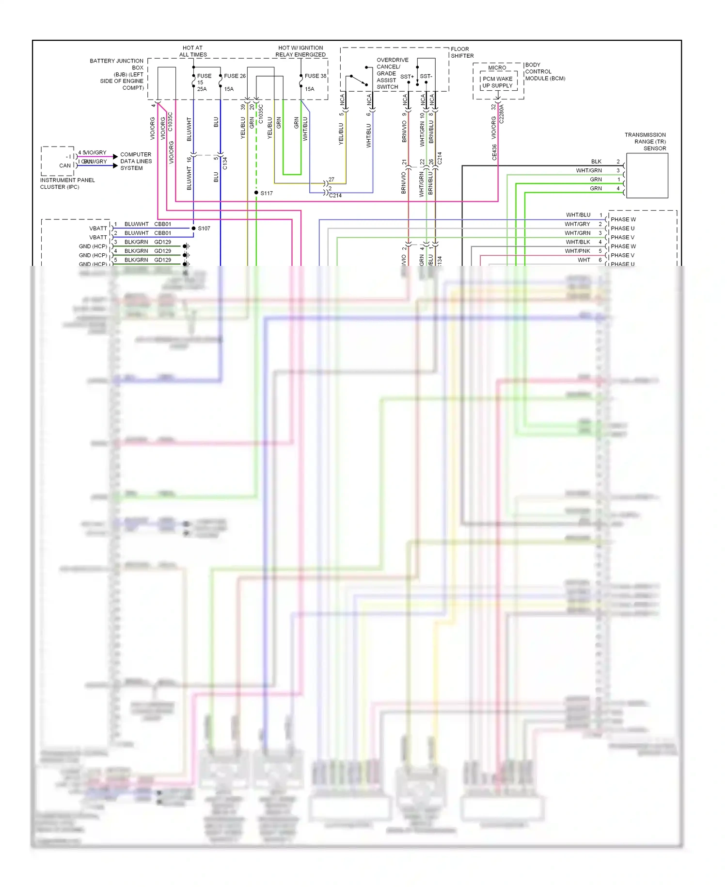 Wiring diagram gnd gnd for Ford Focus III (2011-2015) (3 of 3)