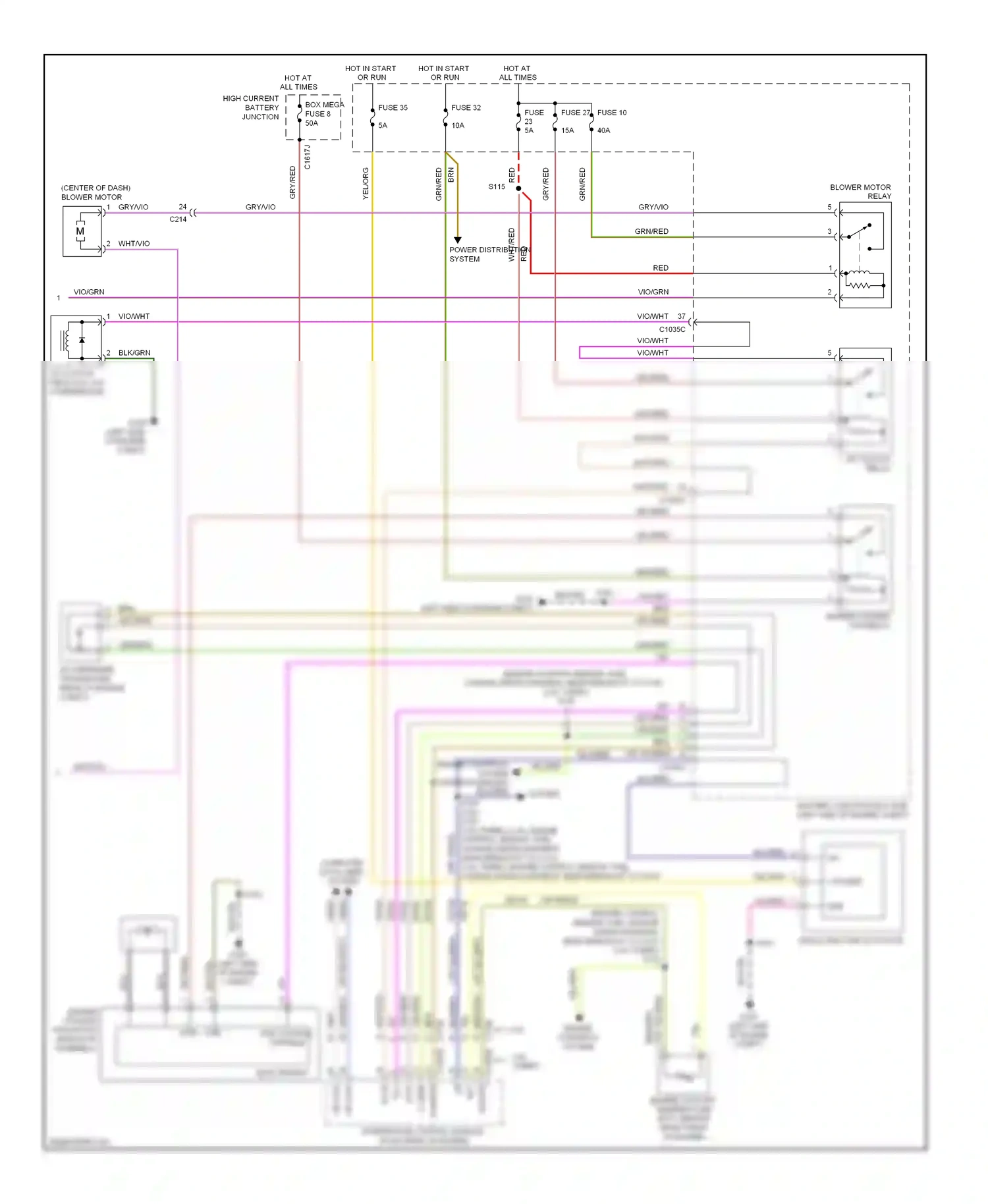 Wiring diagram hs can+ for Ford Focus III (2011-2015) (8 of 31)