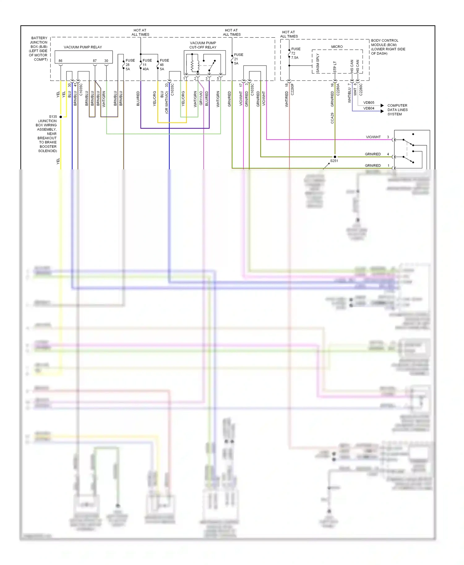 Ford Focus III (2011-2015) (left kick panel) wiring diagram  (1 of 26)