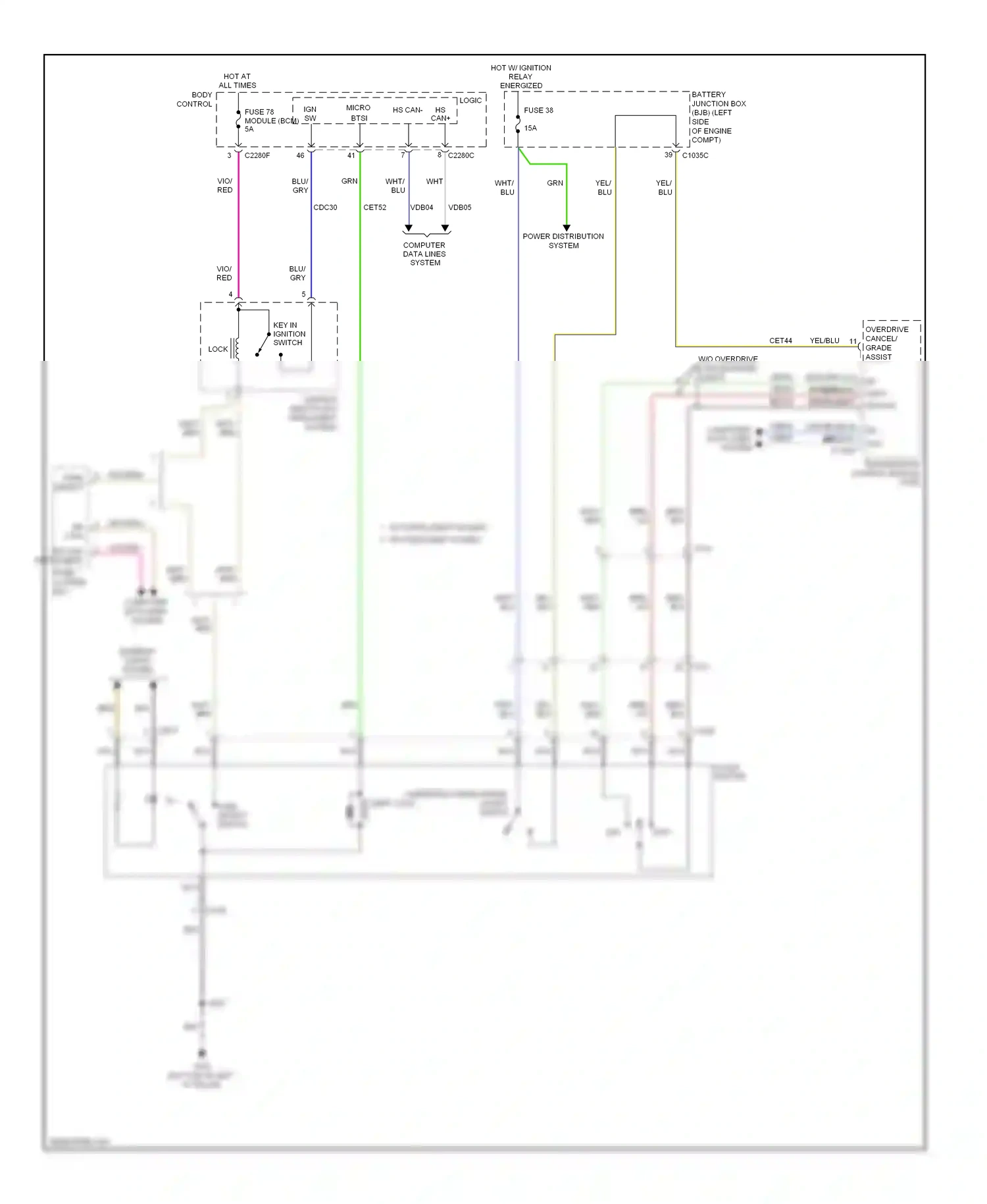 Ford Focus III (2011-2015) lock wiring diagram  (26 of 26)