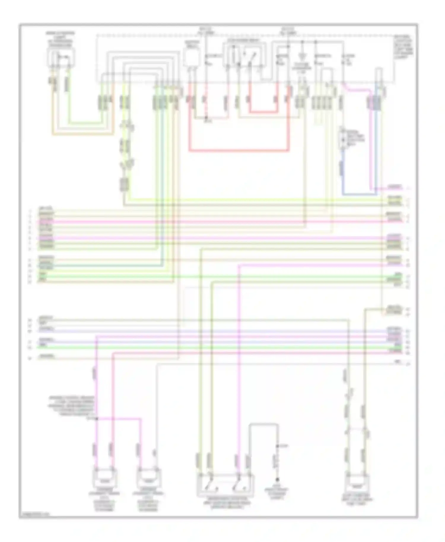 Wiring diagram pcm power relay for Ford Focus III (2011-2015) (4 of 6)