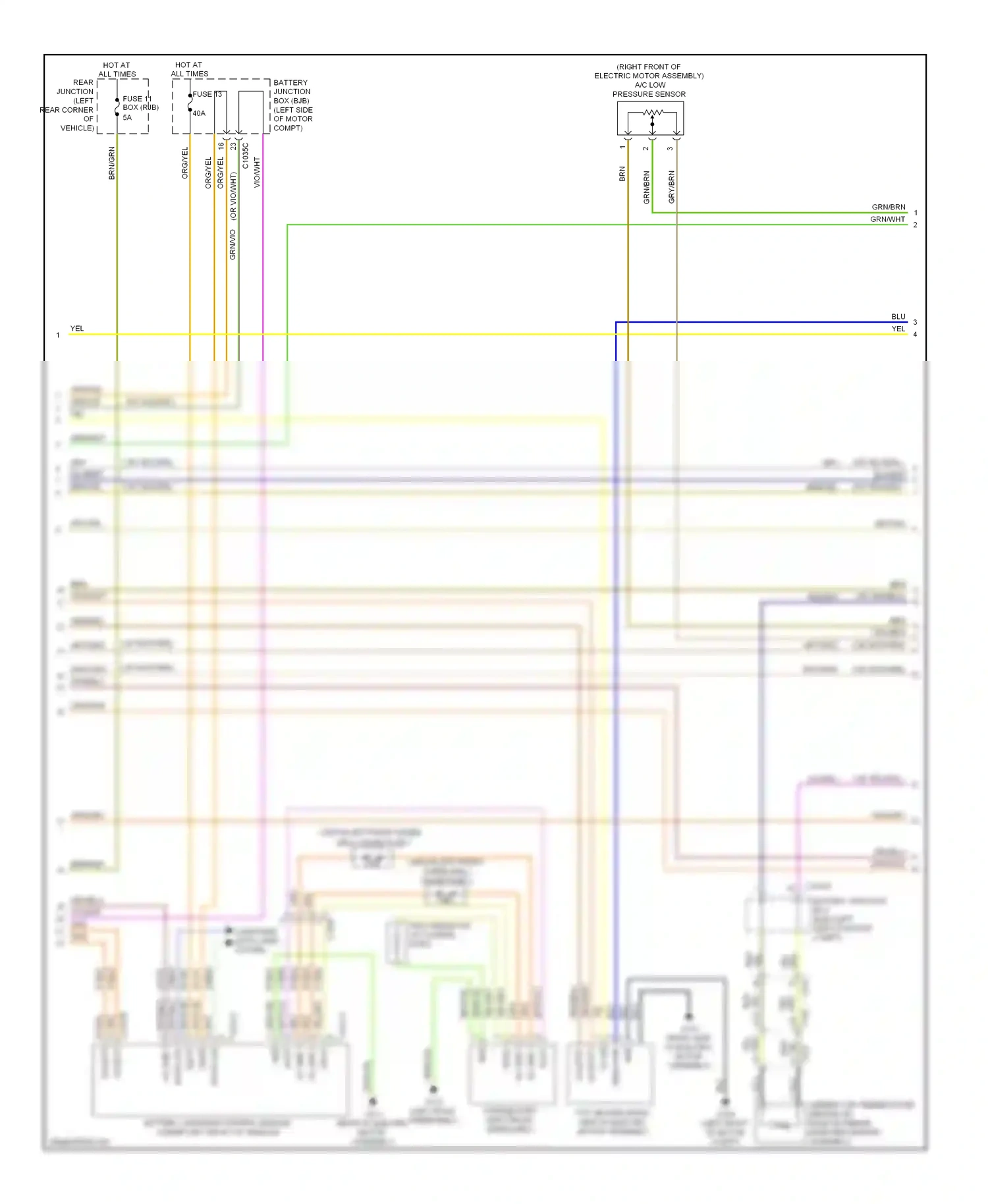 Ford Focus III (2011-2015) pilot wiring diagram  (1 of 1)