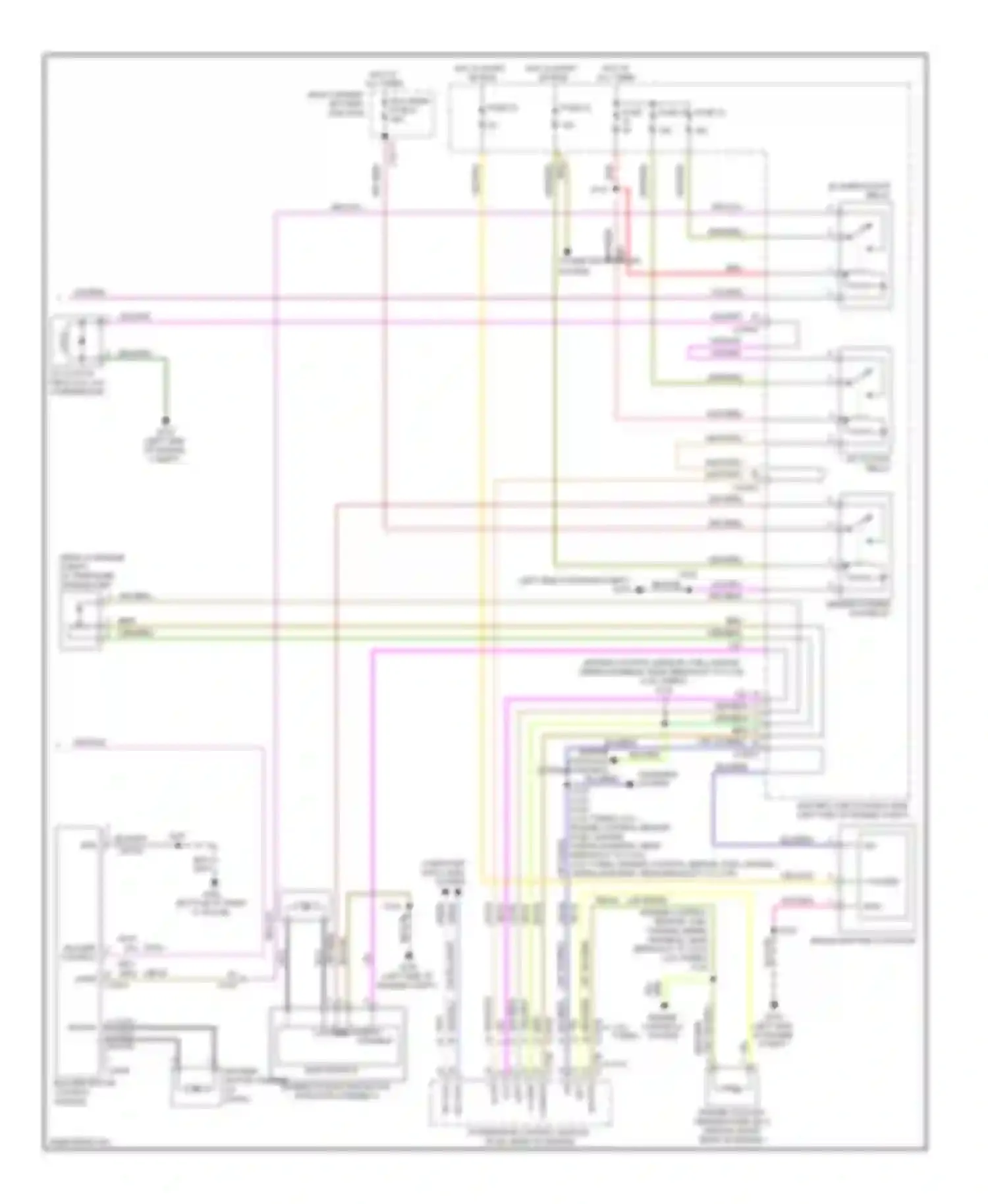 Wiring diagram power distribution system for Ford Focus III (2011-2015) (1 of 14)