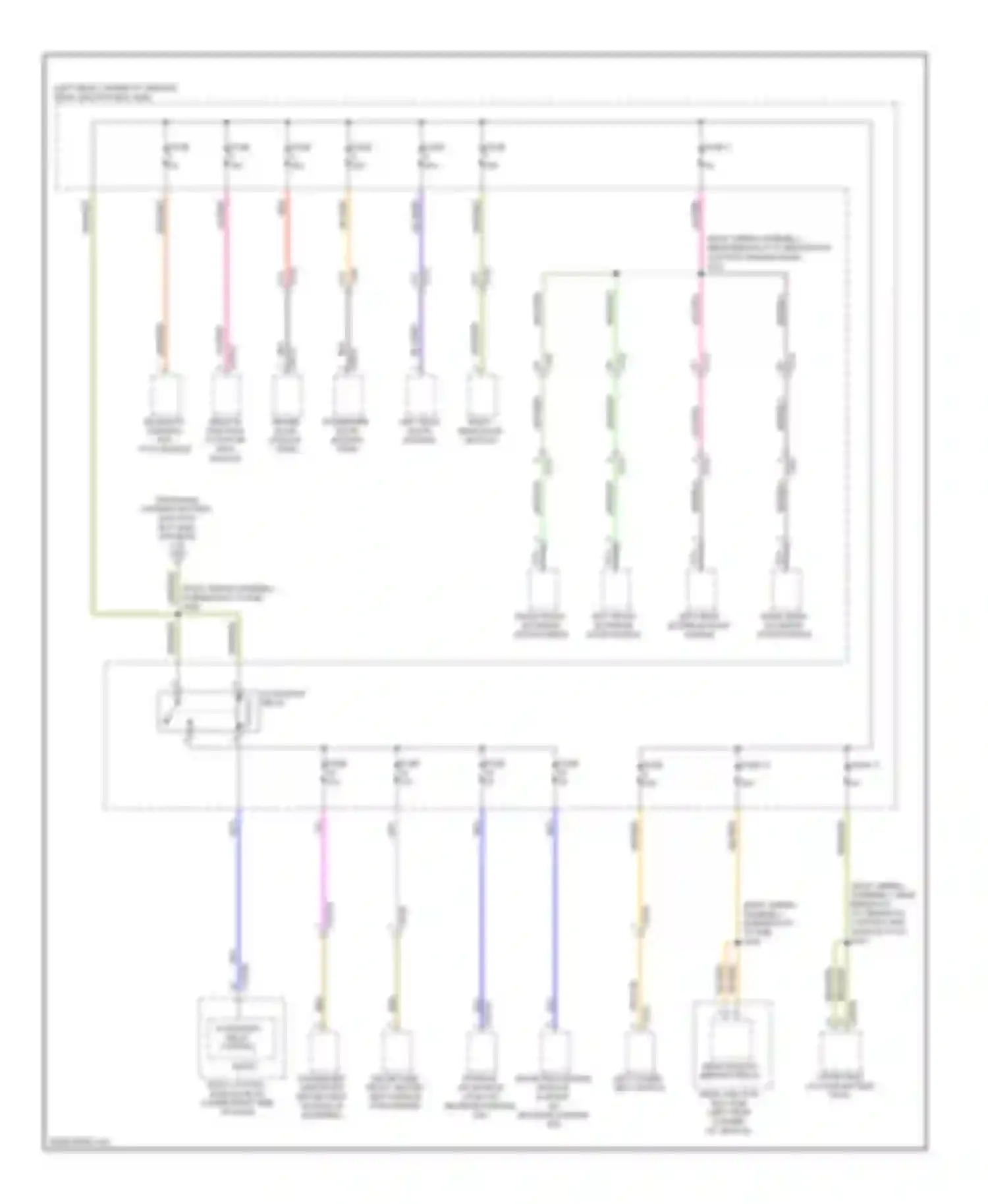 Wiring diagram right rear door module for Ford Focus III (2011-2015) (11 of 20)
