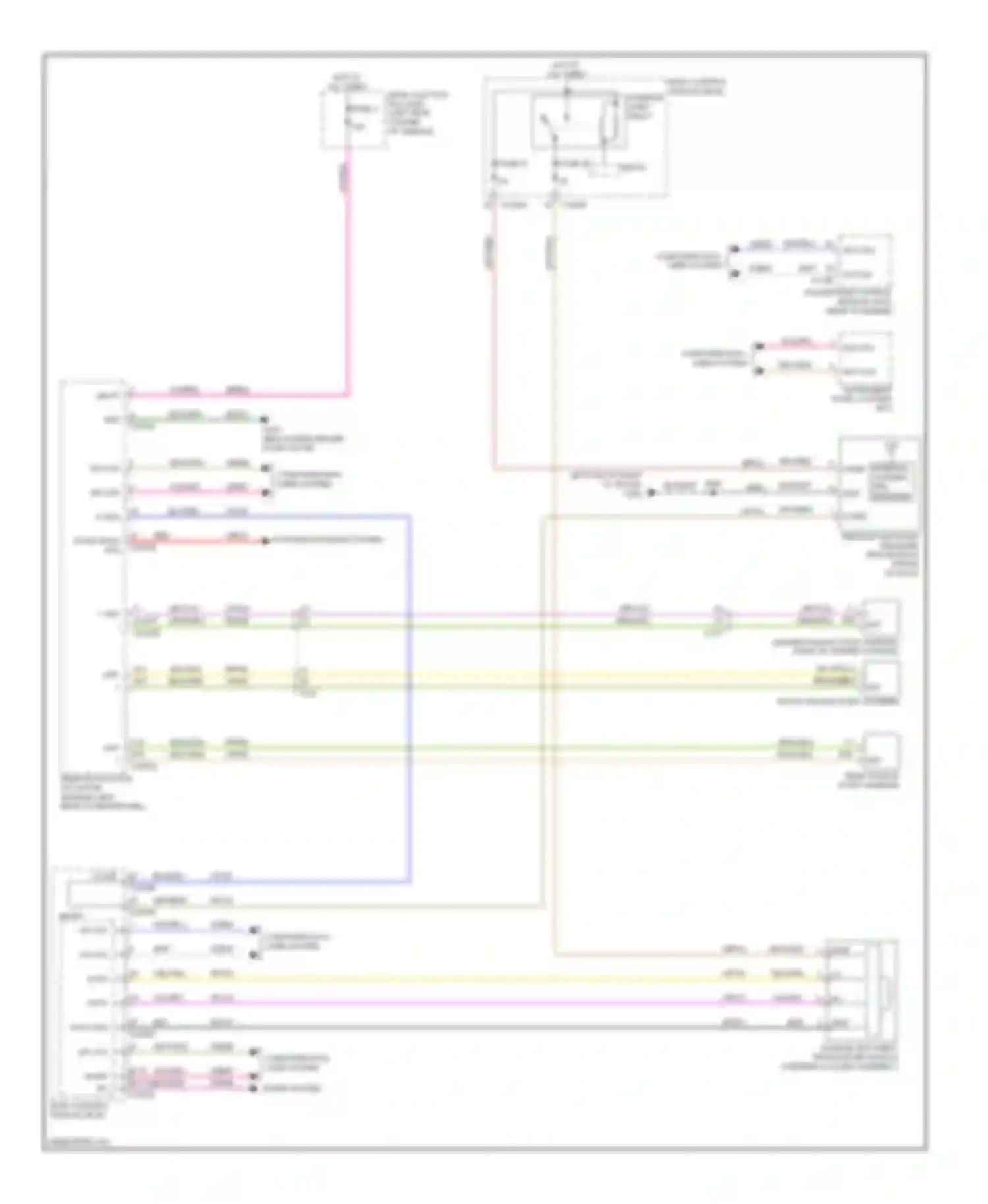 Wiring diagram steering column assembly for Ford Focus III (2011-2015) (4 of 7)
