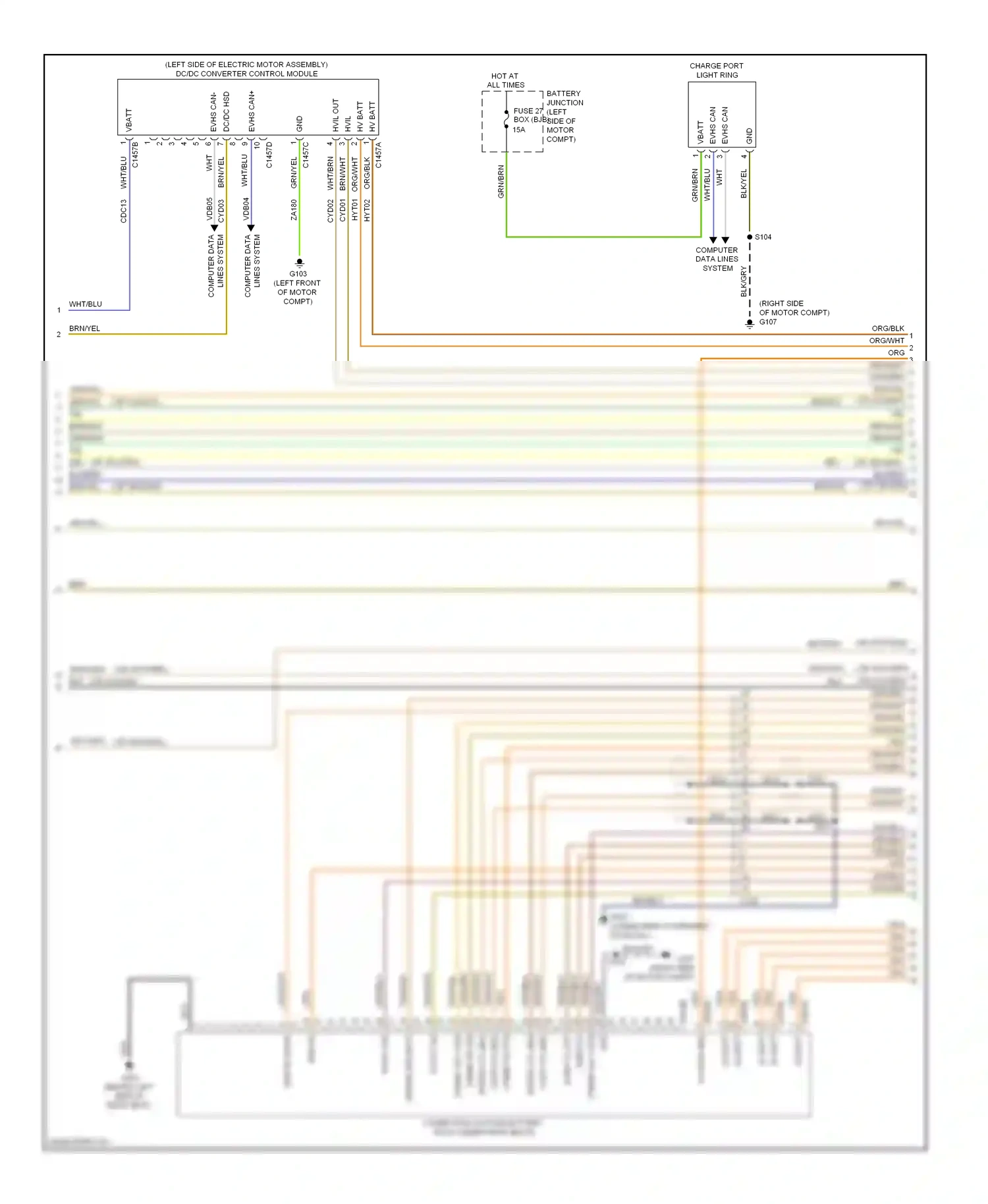 Ford Focus III (2011-2015) vbatt wiring diagram  (18 of 42)