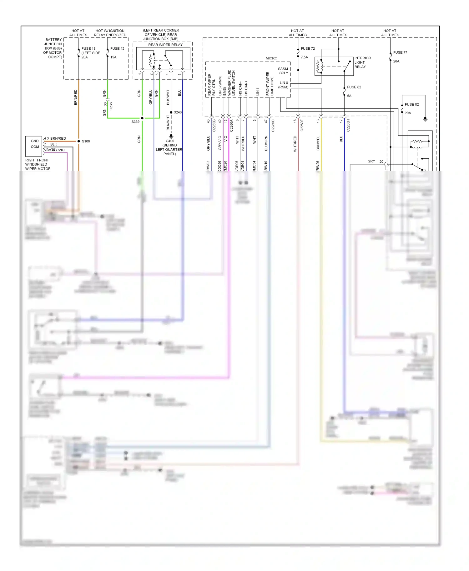 Wiring diagram vio for Ford Focus III (2011-2015) (91 of 91)