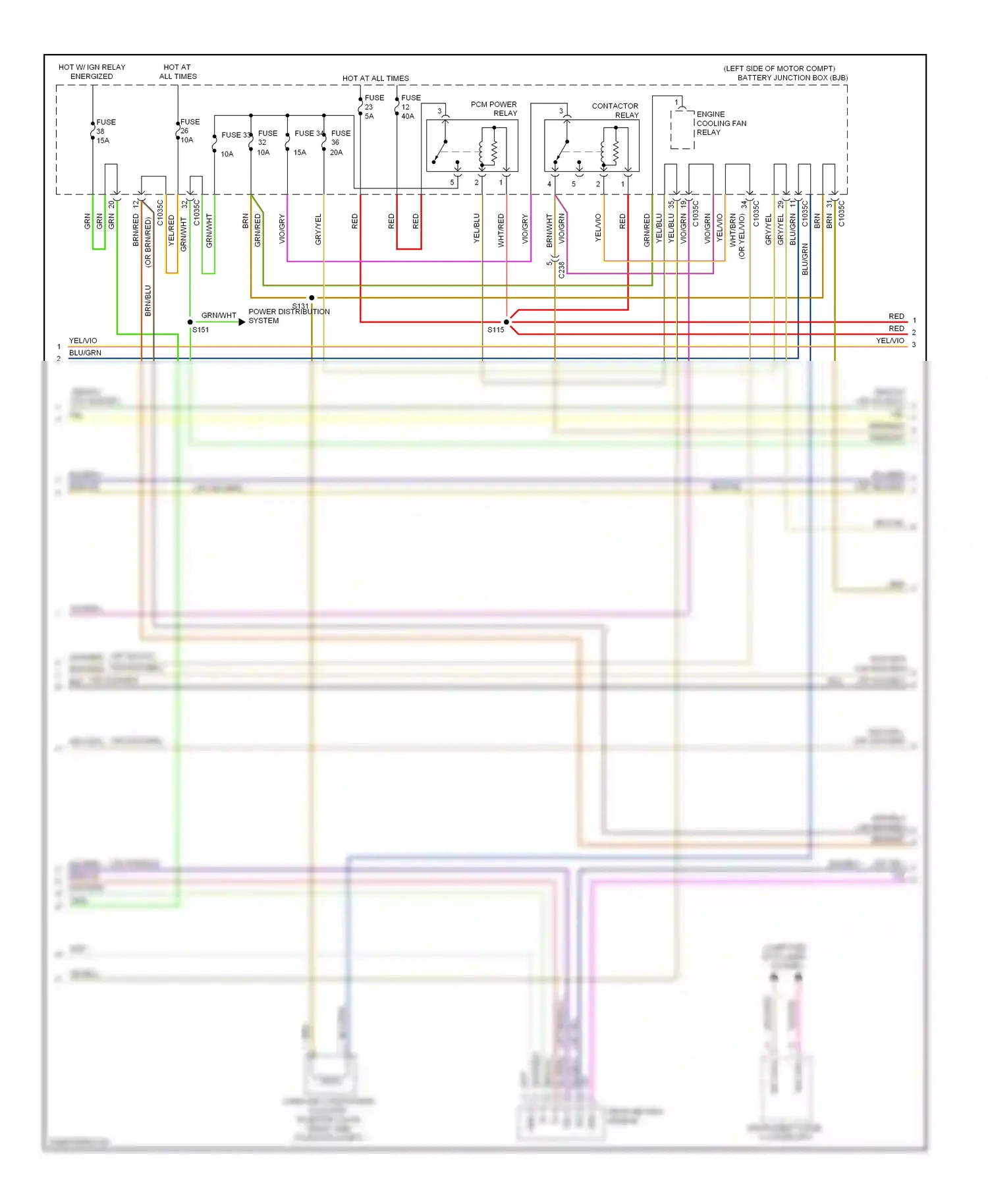 Wiring diagram vio for Ford Focus III (2011-2015) (38 of 91)