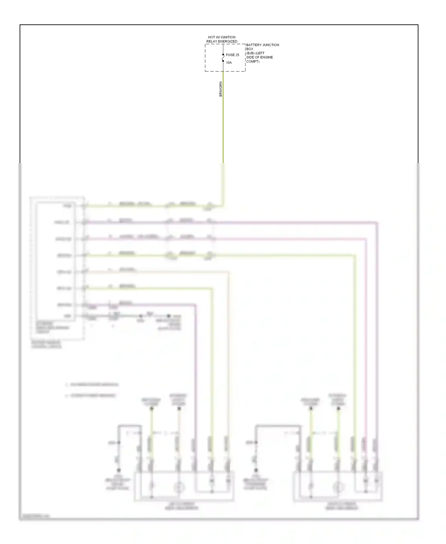 Wiring diagram vio/grn for Ford Focus III (2011-2015) (44 of 68)