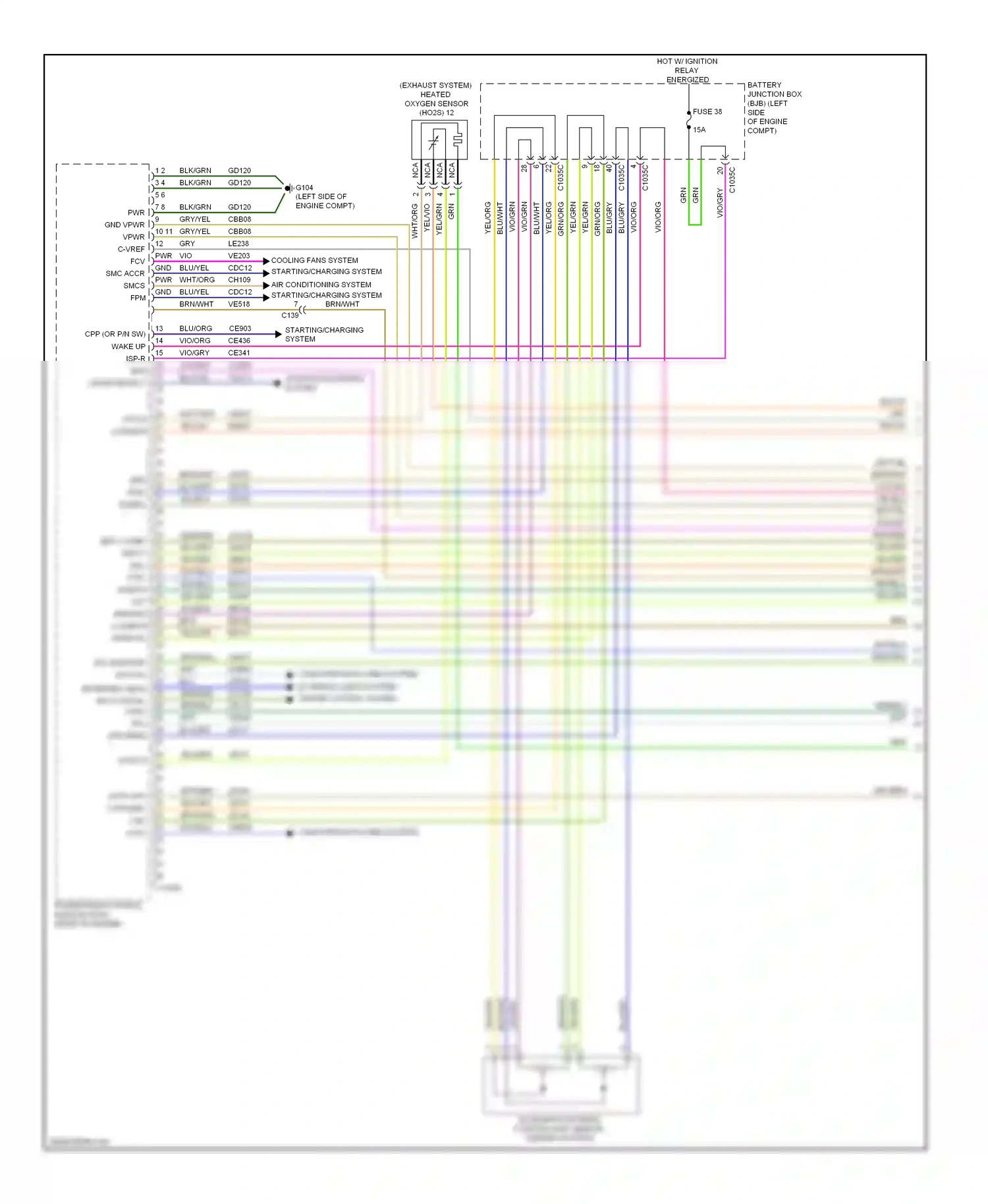 Wiring diagram wht/blu for Ford Focus III (2011-2015) (30 of 88)
