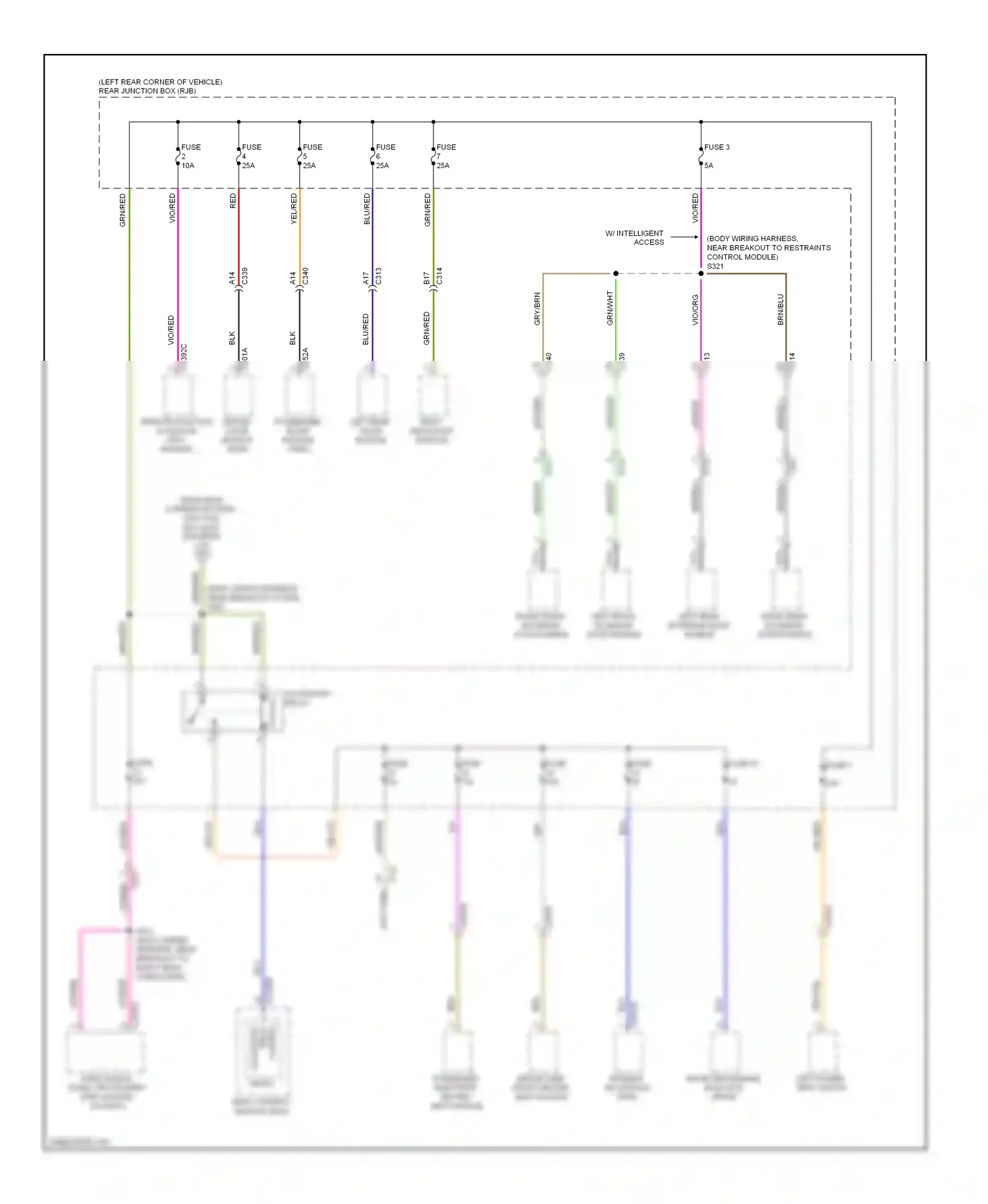 Wiring diagram wht/brn for Ford Focus III (2011-2015) (32 of 48)