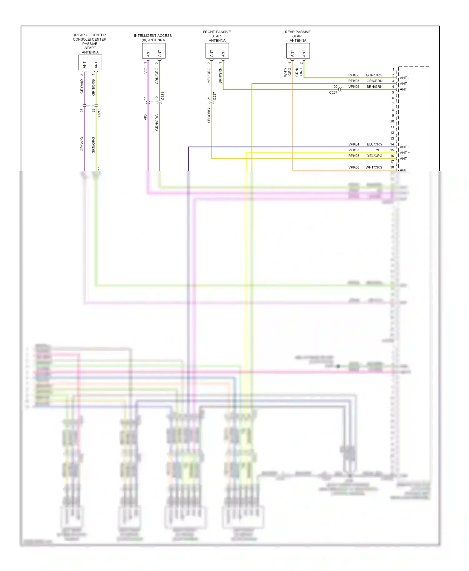 Wiring diagram wht/org for Ford Focus III (2011-2015) (8 of 52)