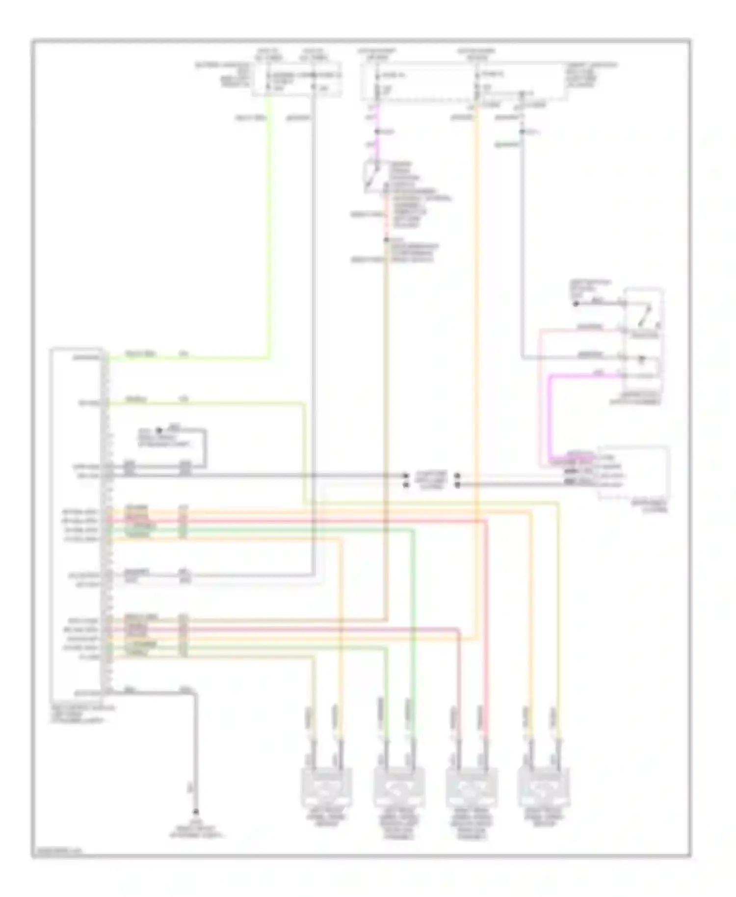 Freestyle Ford I (2004-2009): Anti-lock brakes circuit