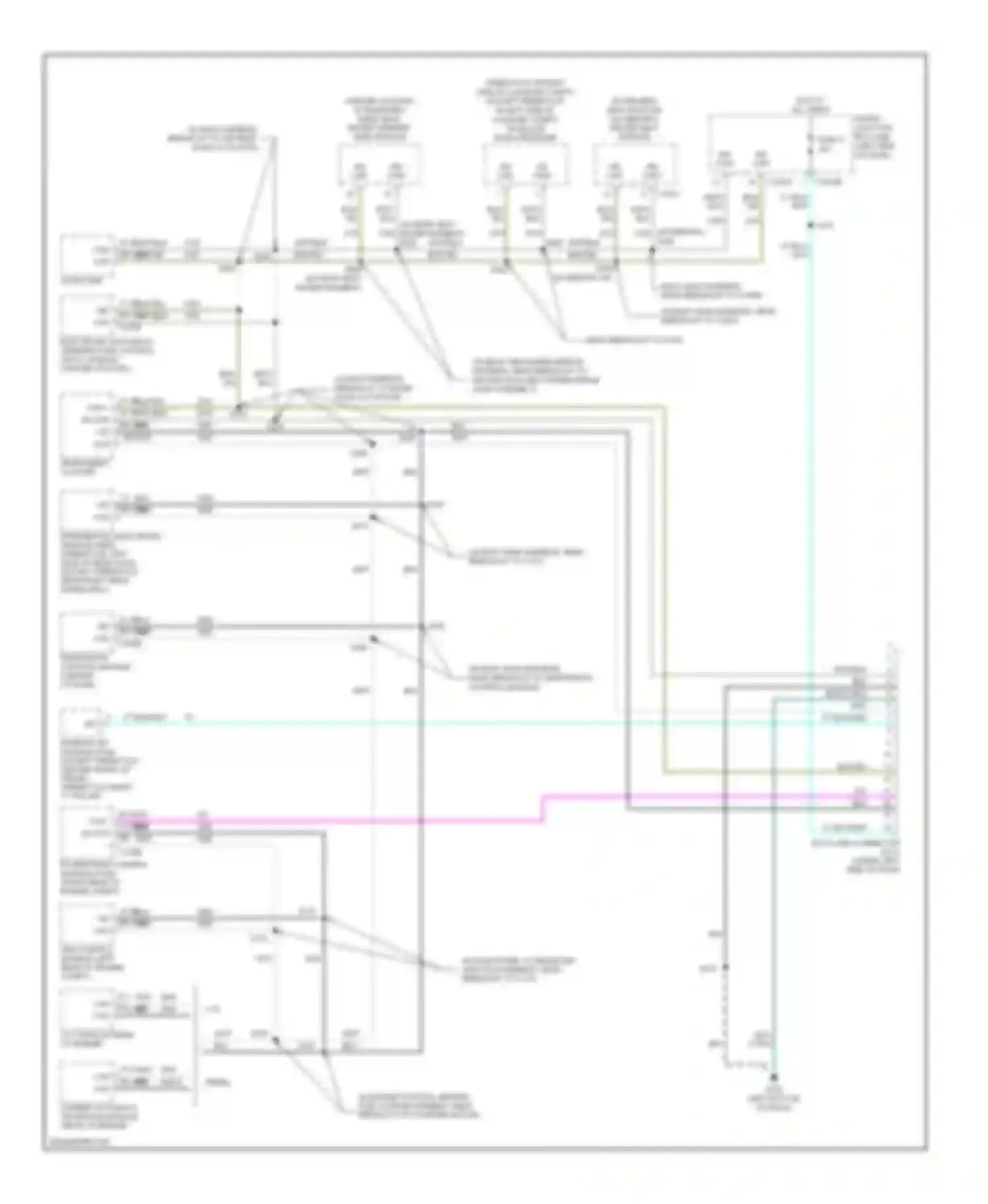 Freestyle Ford I (2004-2009): Computer data lines circuit