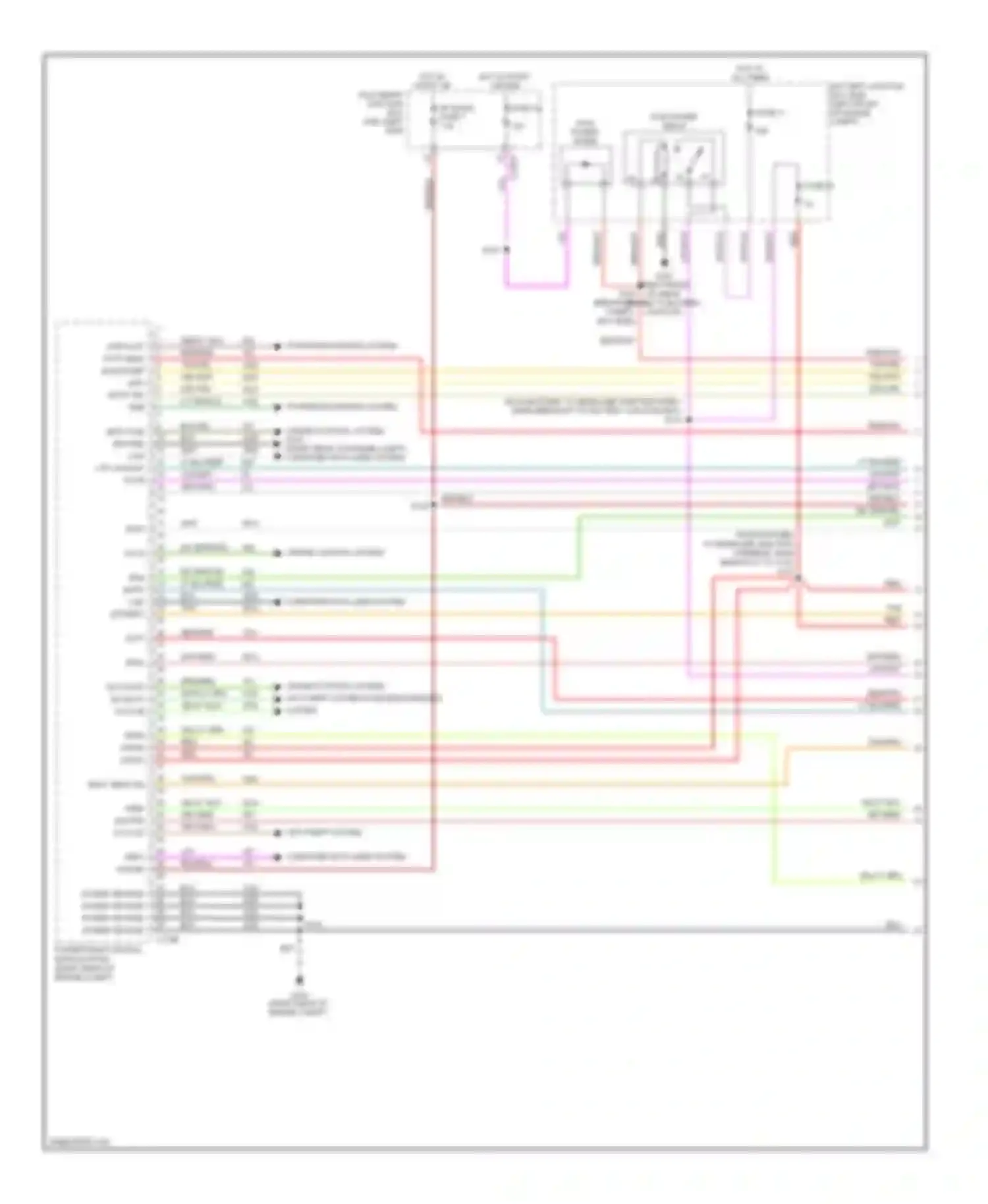 Freestyle Ford I (2004-2009): Wiring diagram engine performance 3.0l (1 of 6)