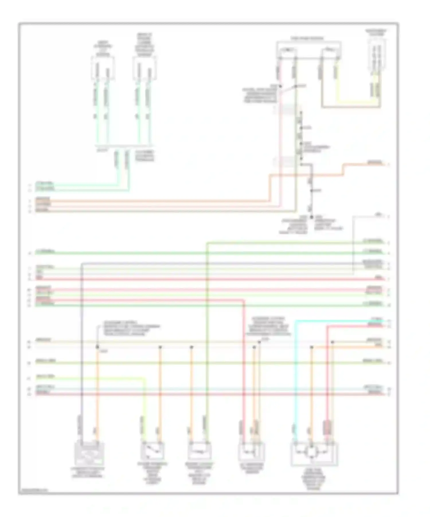 Freestyle Ford I (2004-2009): Wiring diagram engine performance 3.0l (4 of 6)