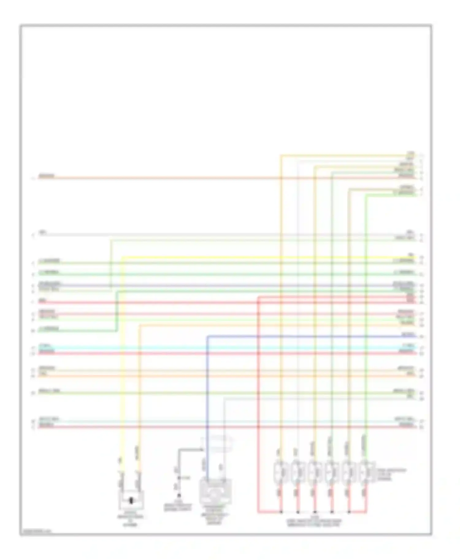 Freestyle Ford I (2004-2009): Wiring diagram engine performance 3.0l (5 of 6)