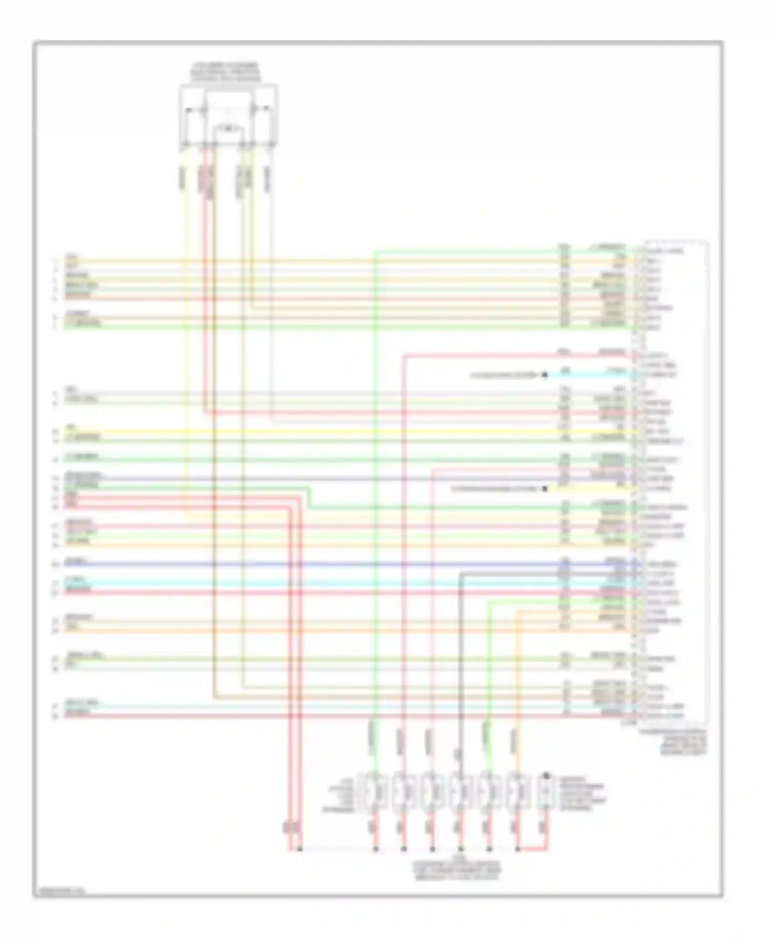Freestyle Ford I (2004-2009): Wiring diagram engine performance 3.0l (6 of 6)