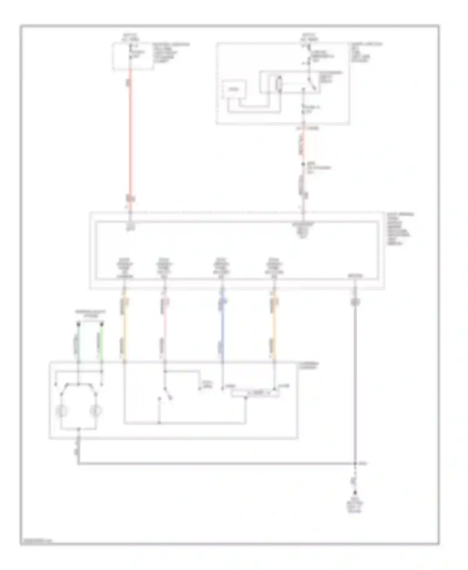Freestyle Ford I (2004-2009): Overhead console circuit