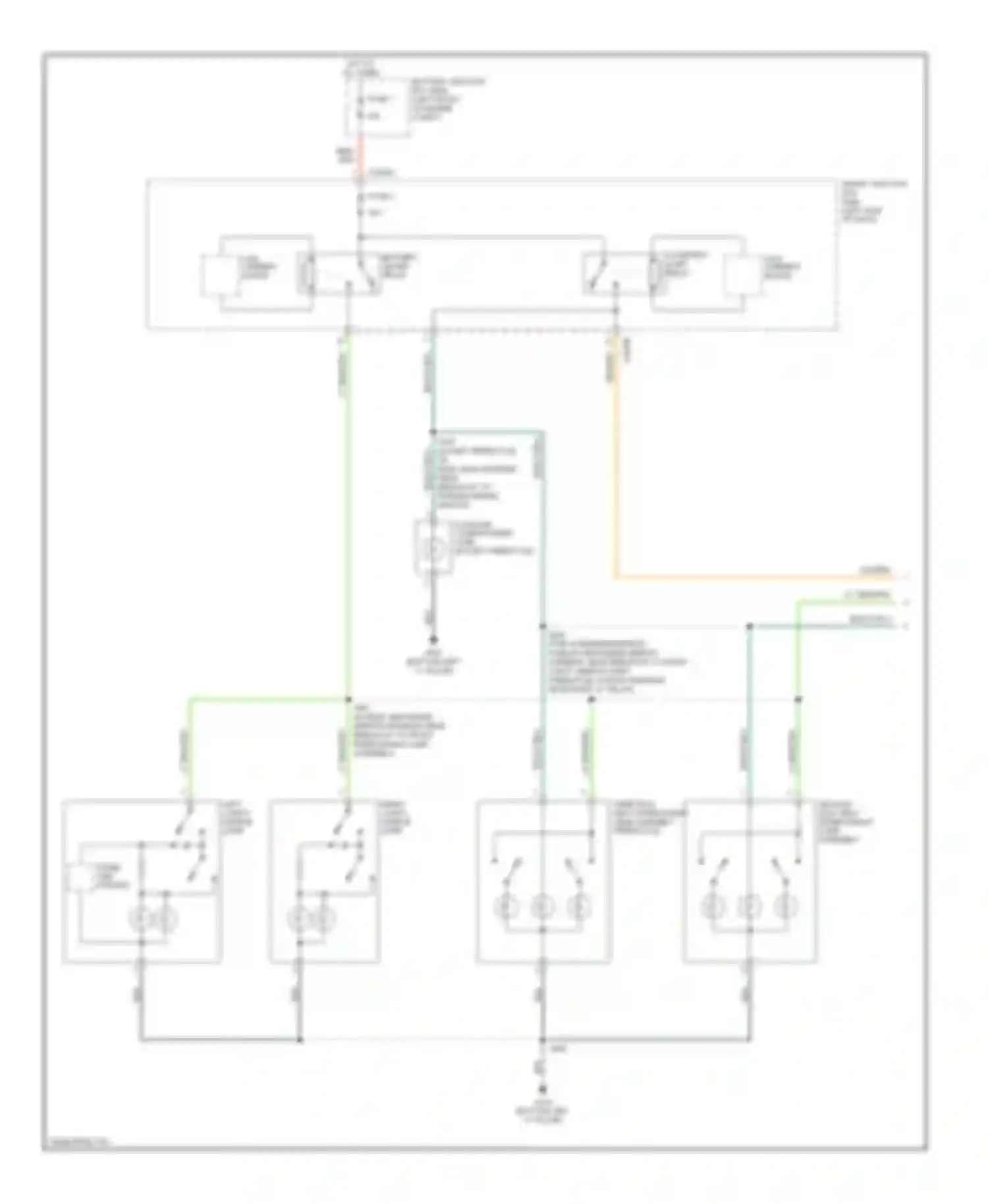 Freestyle Ford I (2004-2009): Courtesy lamps circuit (1 of 2)