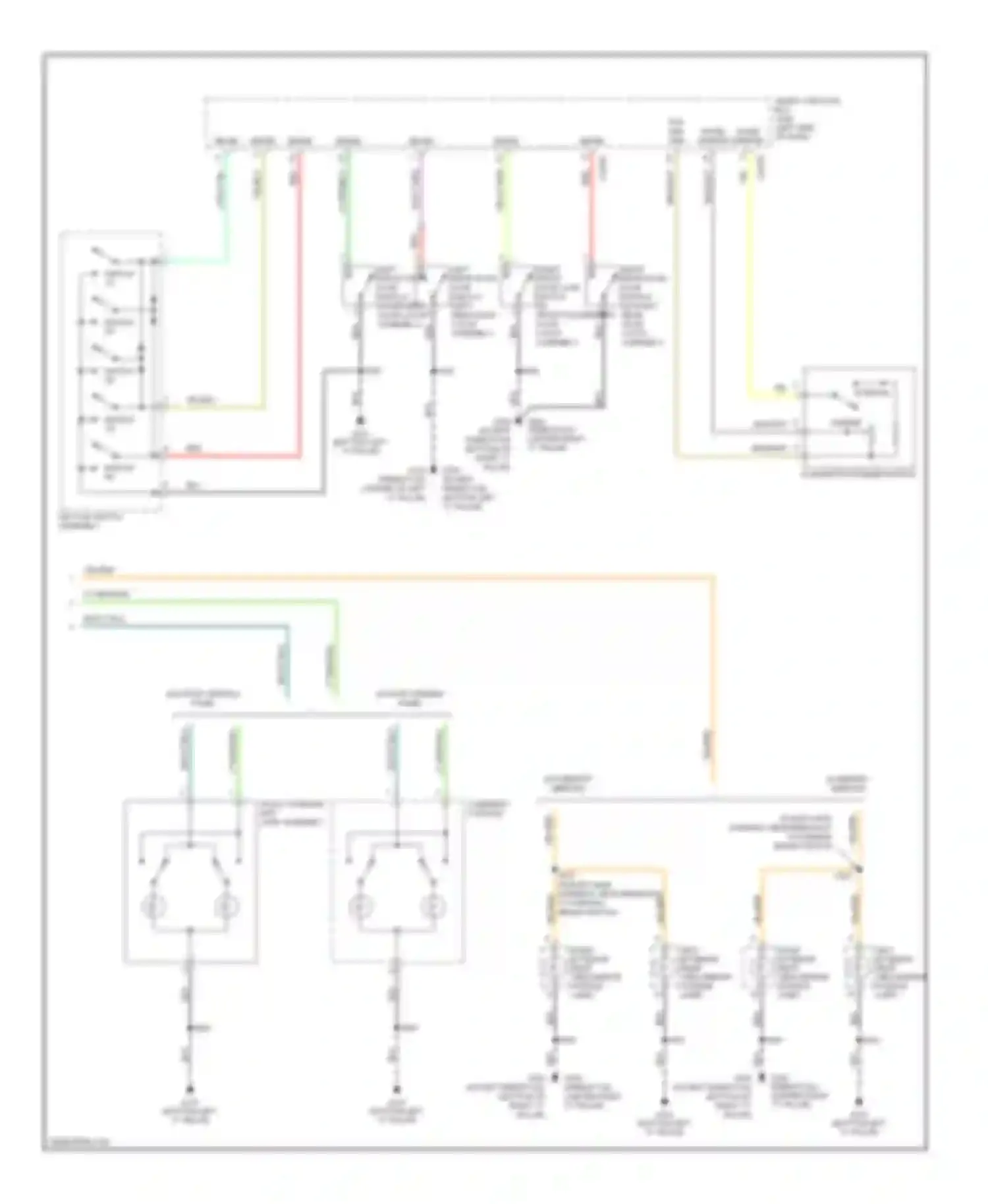 Freestyle Ford I (2004-2009): Courtesy lamps circuit (2 of 2)