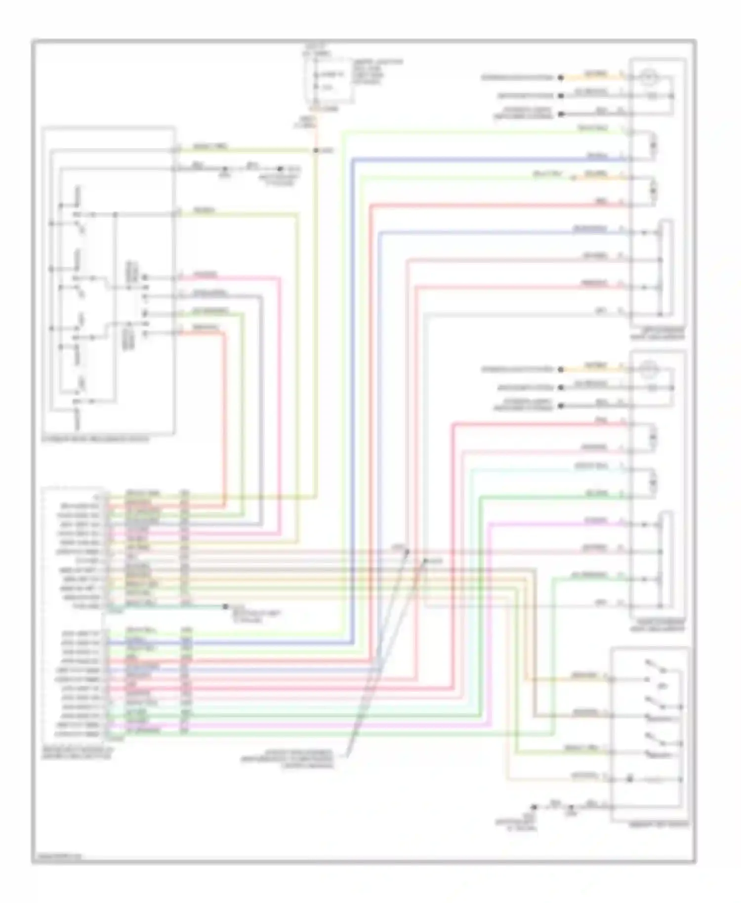Freestyle Ford I (2004-2009): Memory mirrors circuit