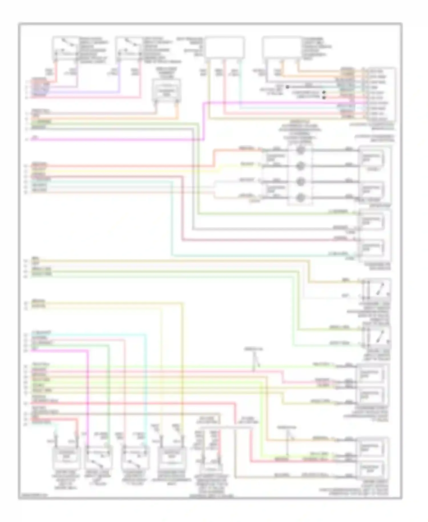 Freestyle Ford I (2004-2009): Supplemental restraints circuit (2 of 2)